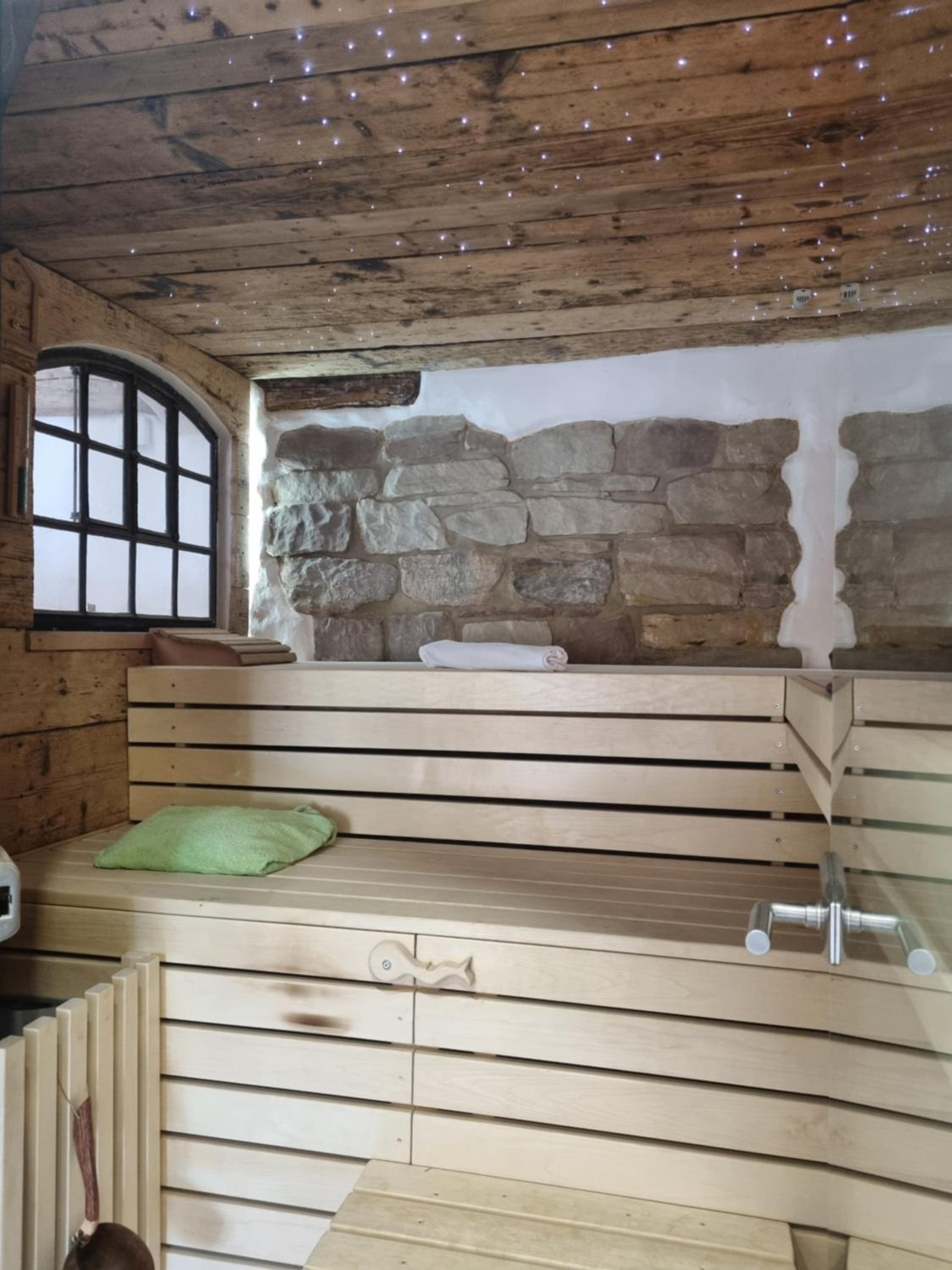 Nachtwächterhäuschen mit Sauna