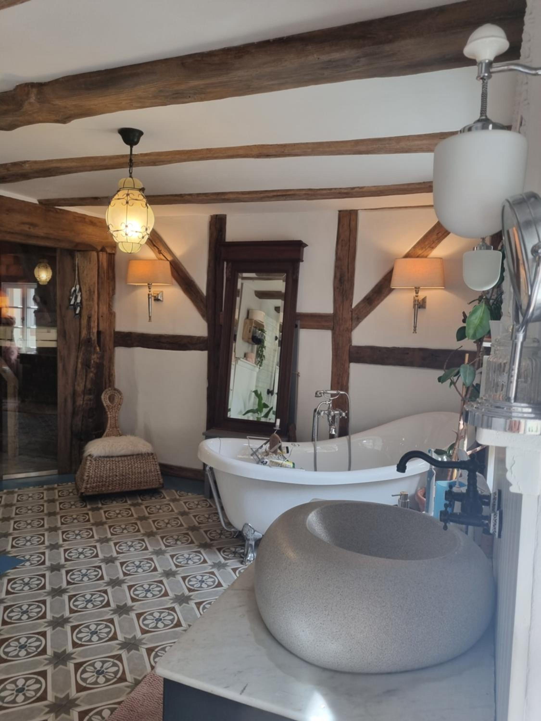 Nachtwächterhäuschen mit Sauna