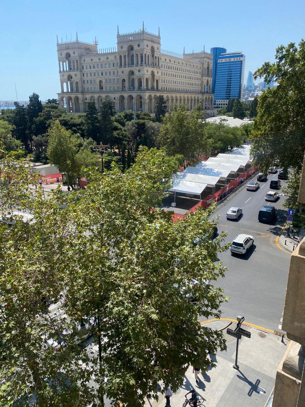 Formula 1 view Baku view city center