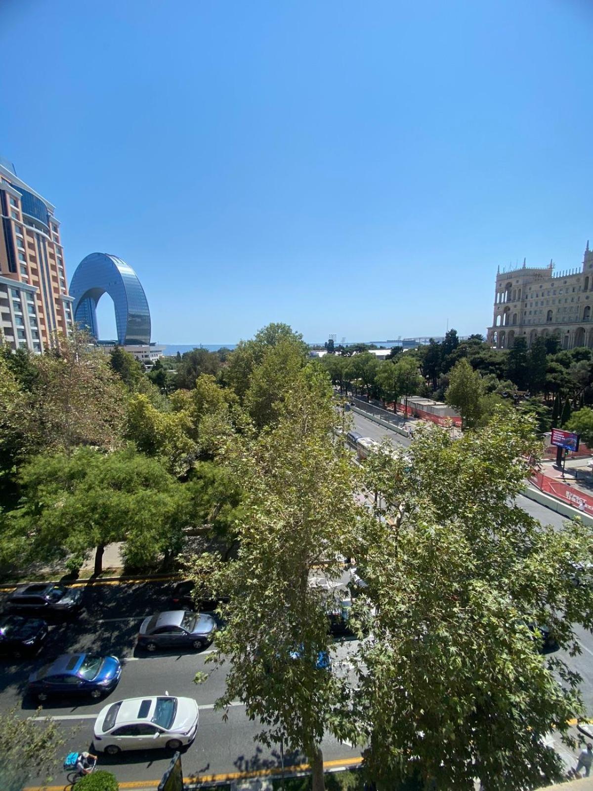 Formula 1 view Baku view city center