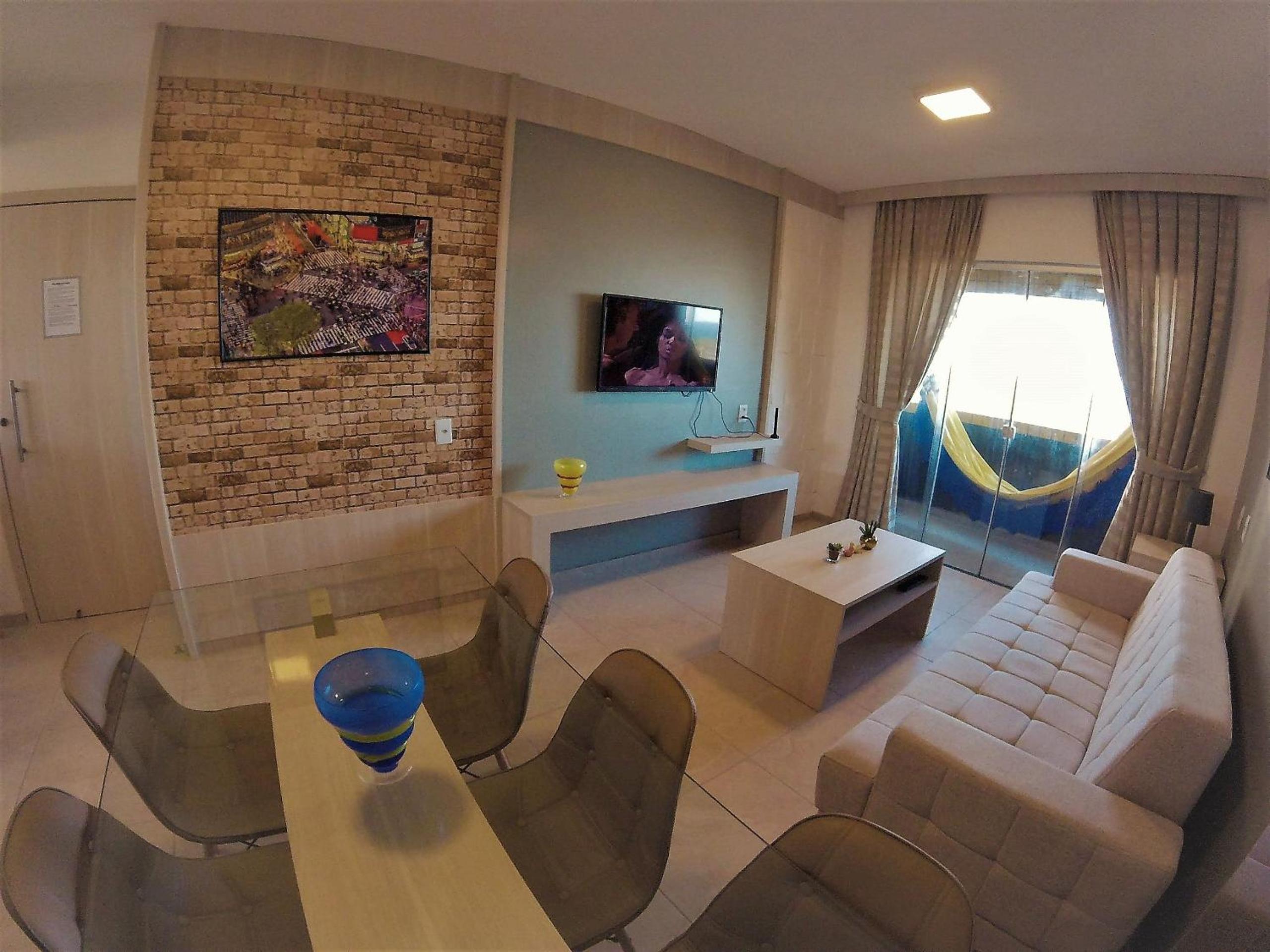 Apartamento família, linda vista mar