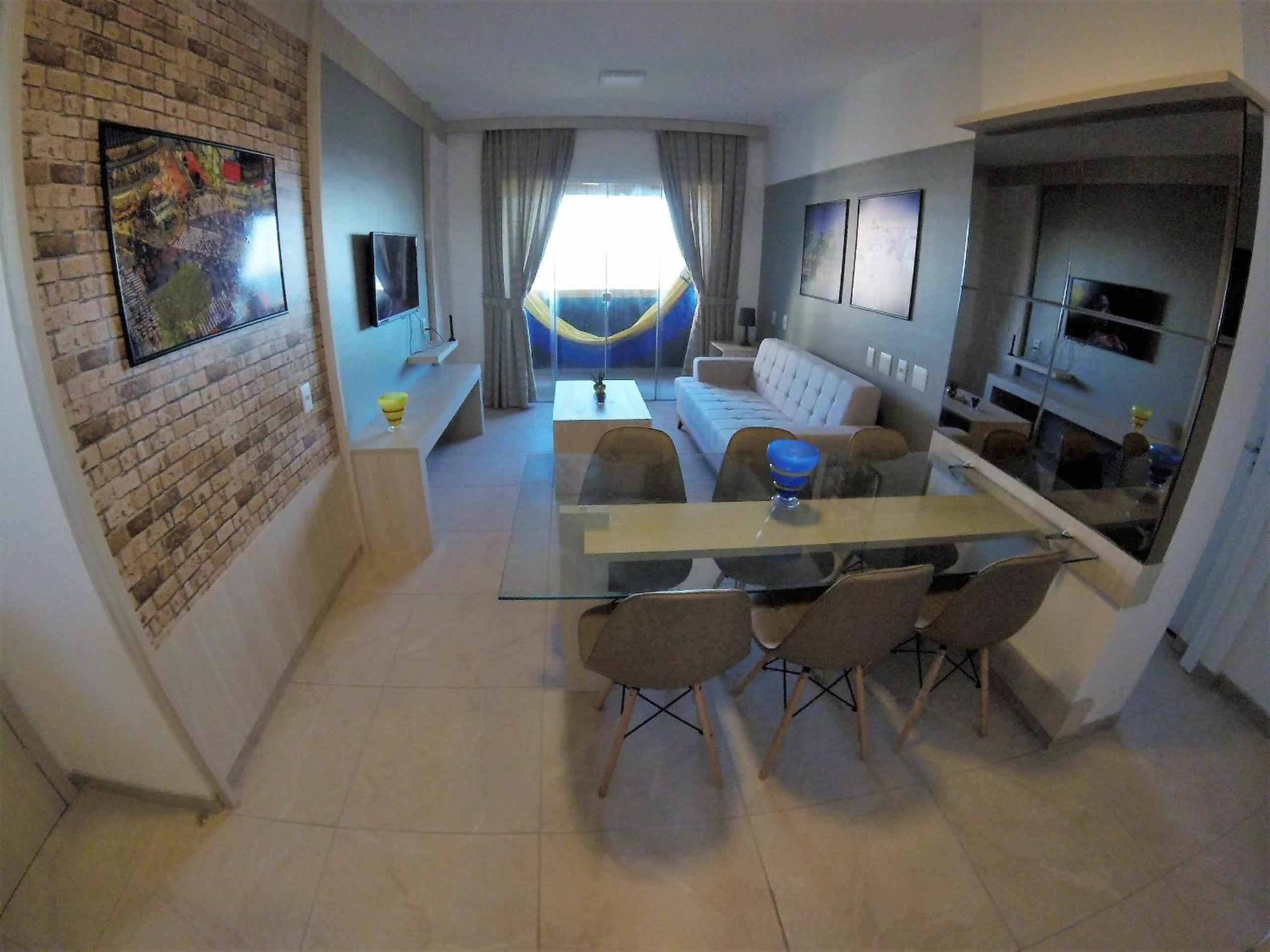Apartamento família, linda vista mar