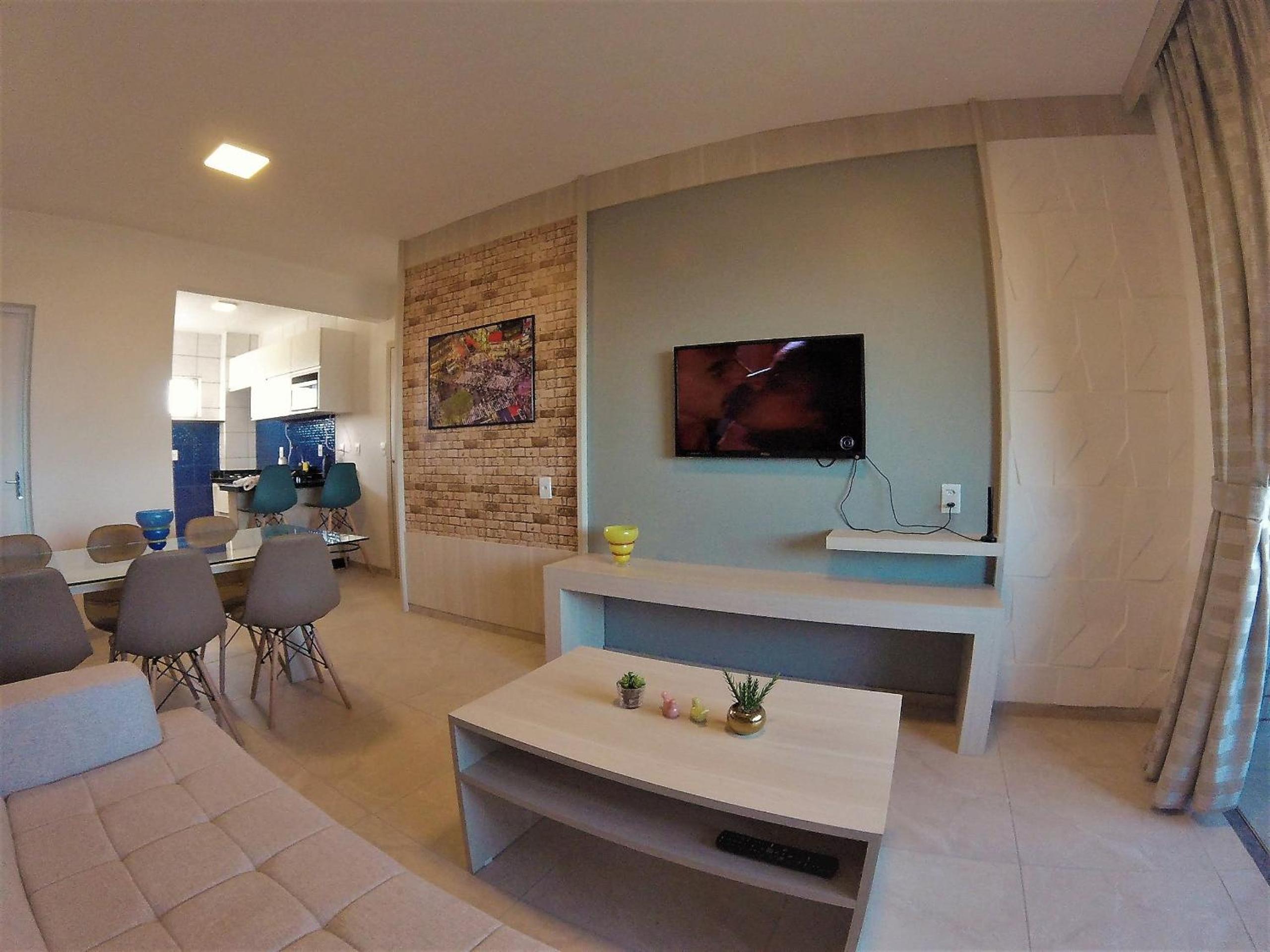 Apartamento família, linda vista mar