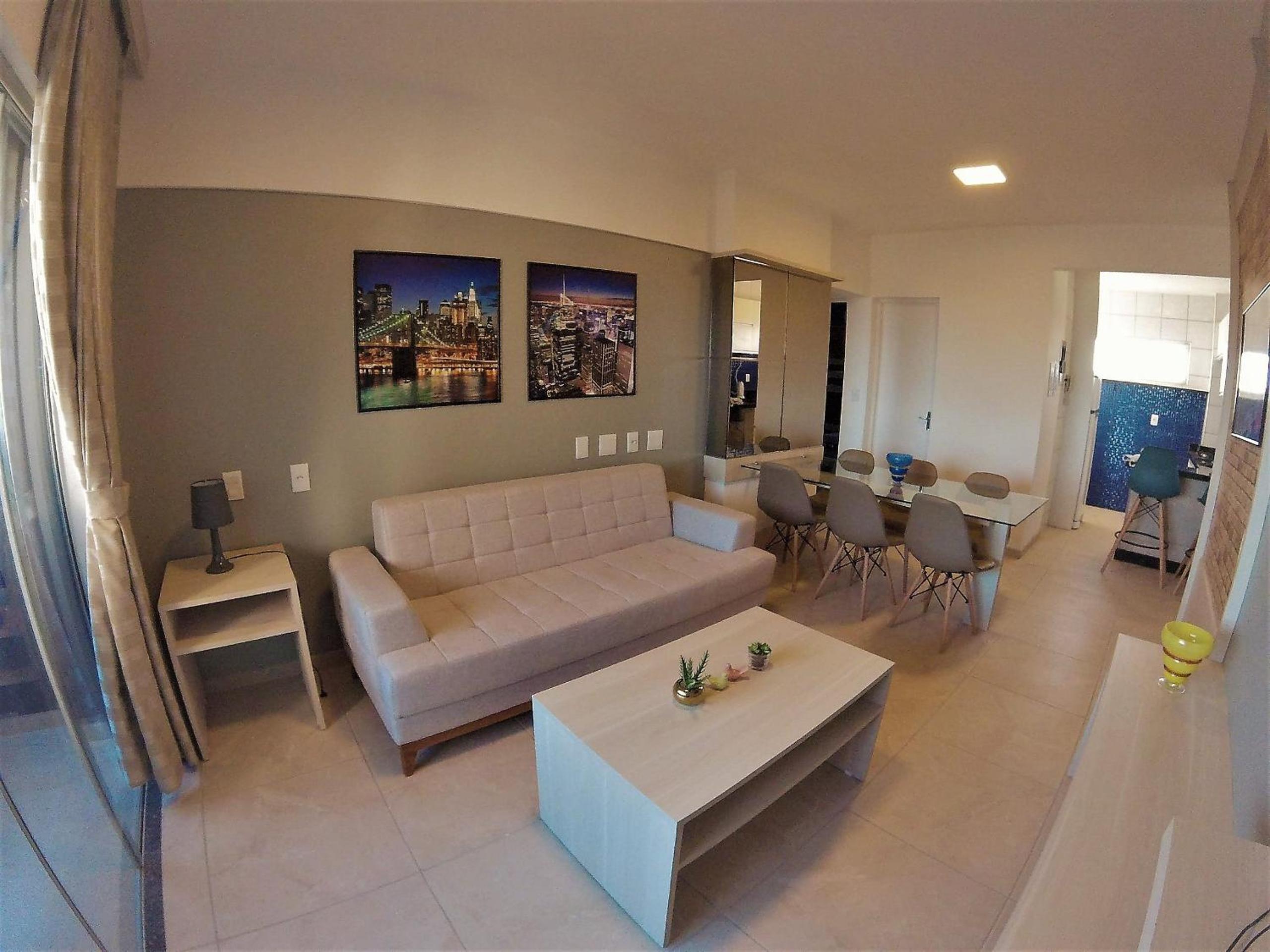 Apartamento família, linda vista mar