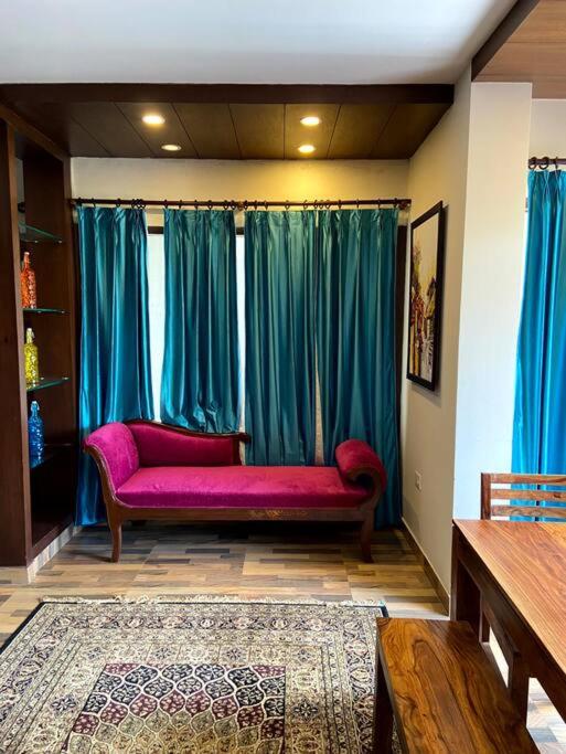 Aurora 4BHK villa with fireplace and terrace by Homeyhuts