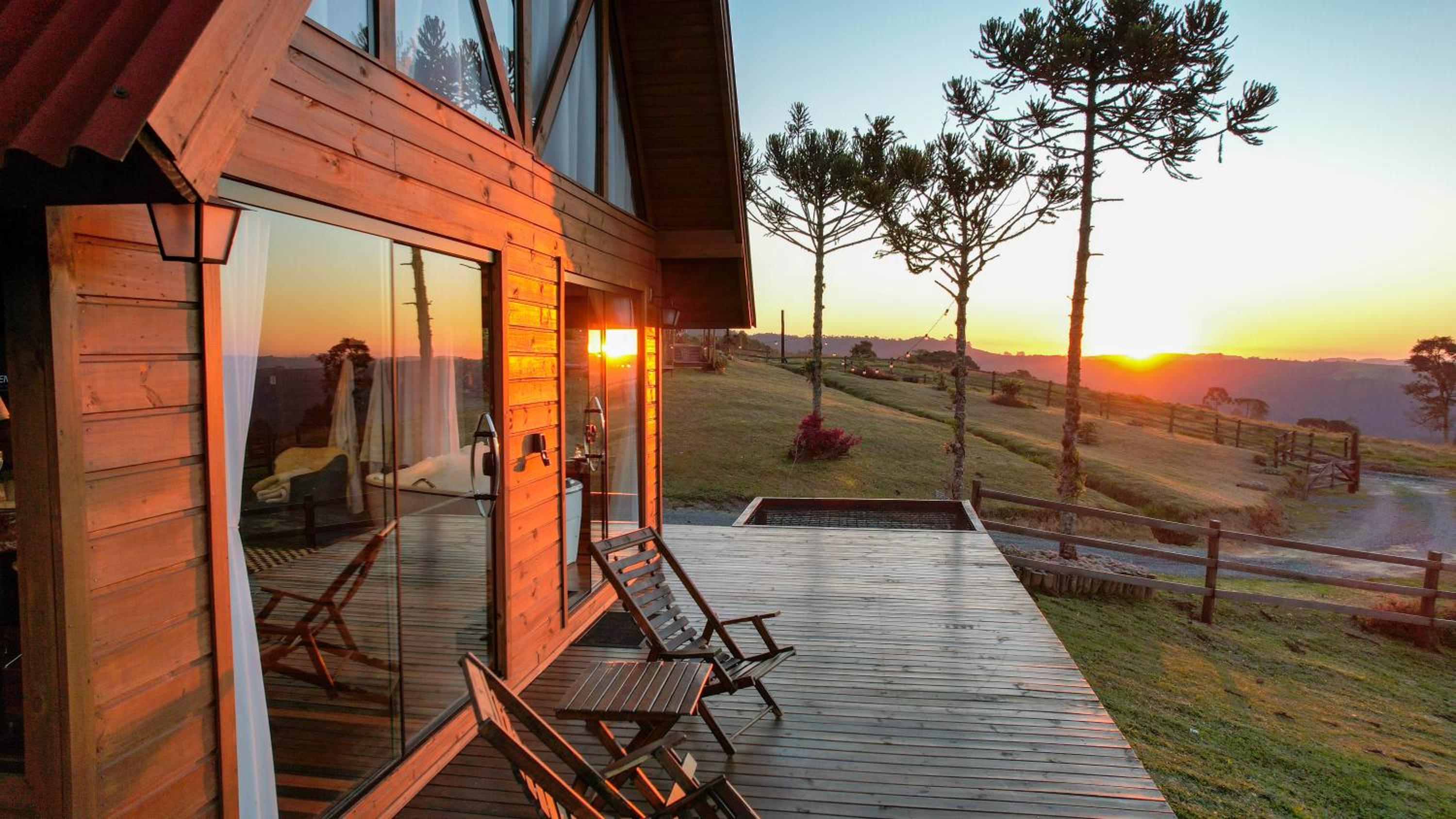 Cabana na montanha, com hidro e Vista espetacular