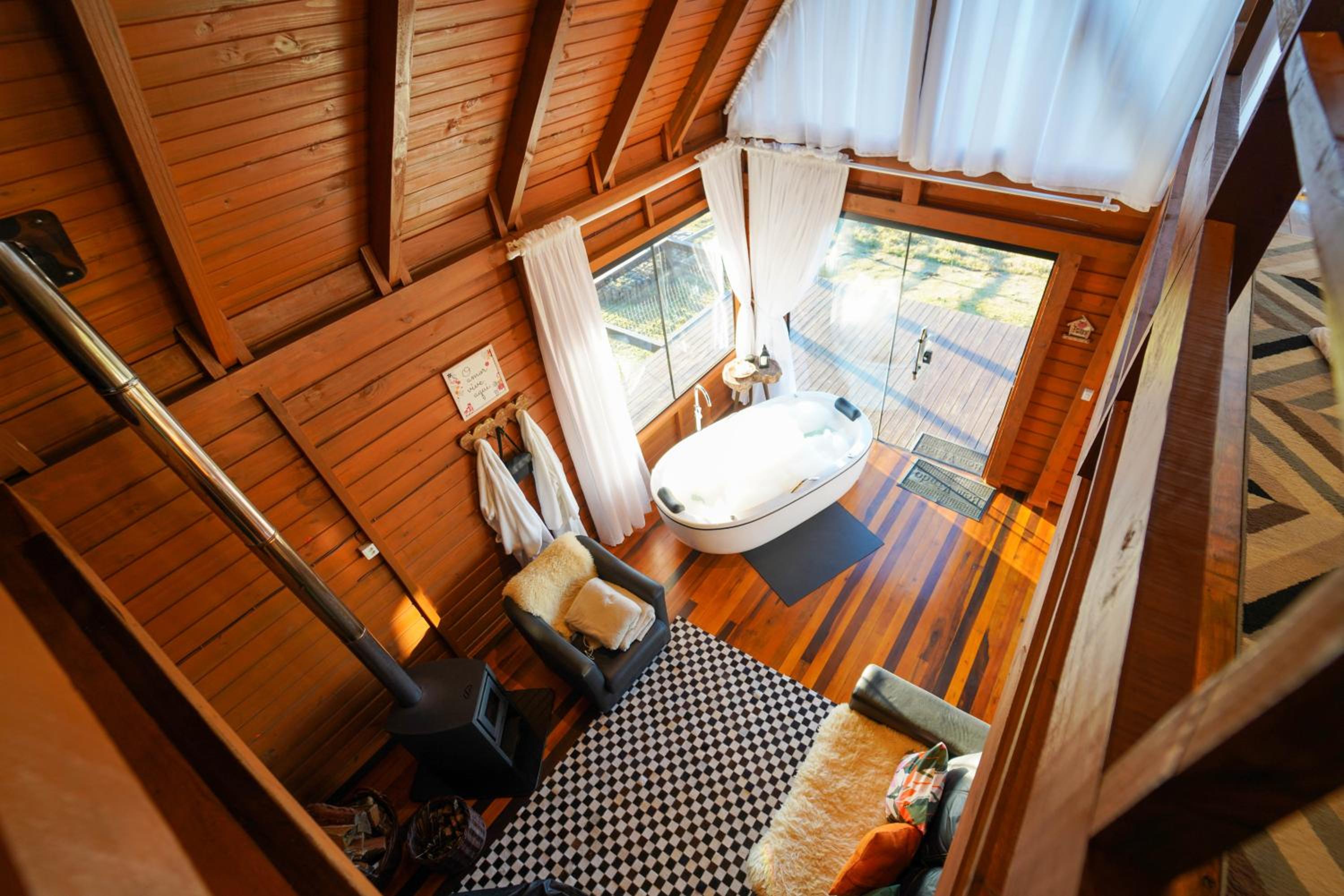 Cabana na montanha, com hidro e Vista espetacular