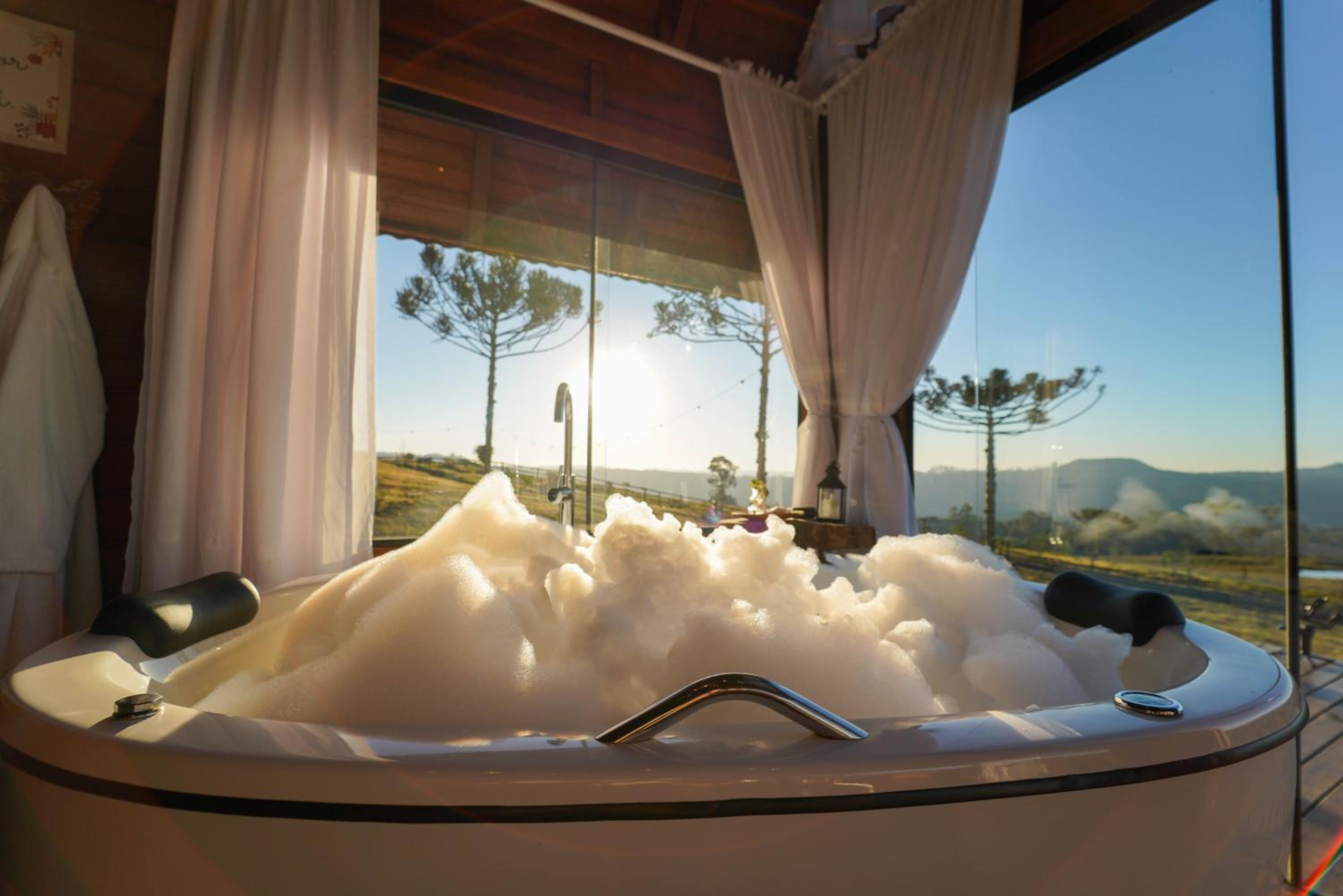 Cabana na montanha, com hidro e Vista espetacular