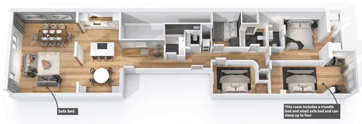 Luxury Apt with King Beds & Central AC in Heart of BCN