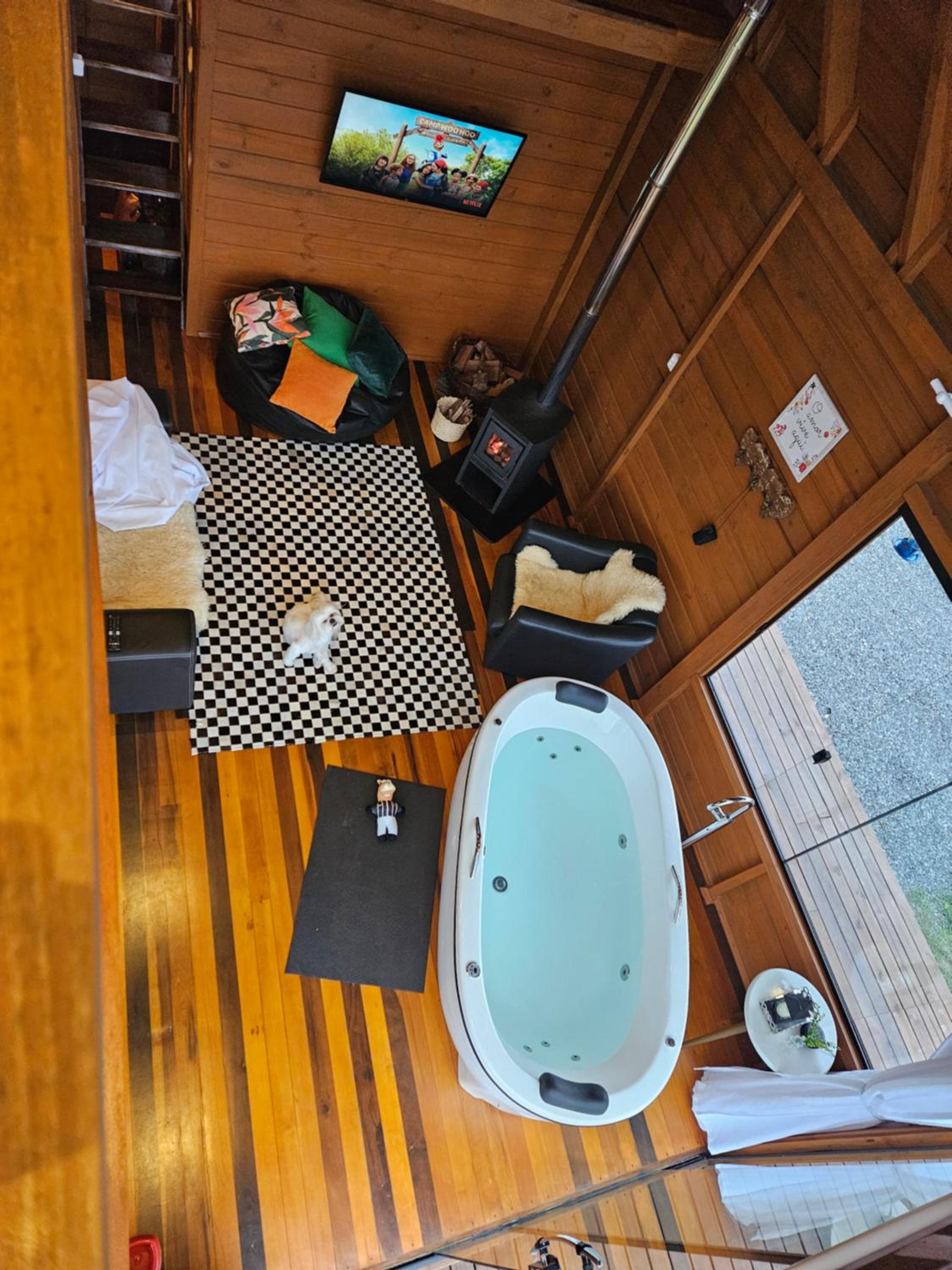 Cabana na montanha, com hidro e Vista espetacular