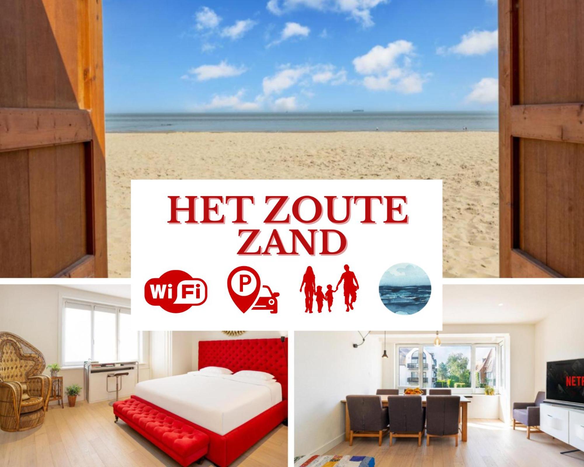 Het Zoute Zand - Parkeerplaats - Wifi - Comfort - Uitzonderlijke Locatie - Ideaal voor Stellen en Gezinnen