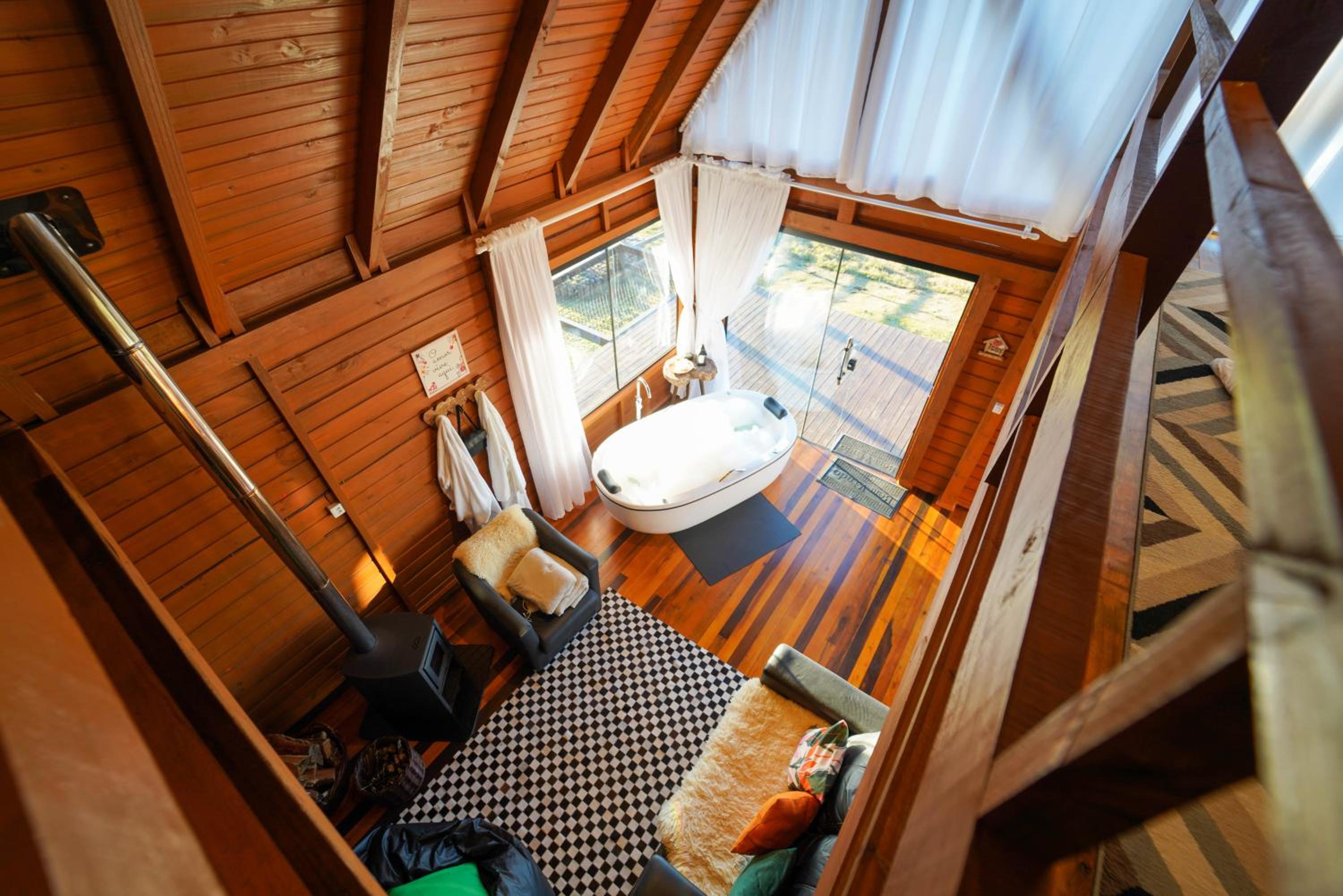 Cabana na montanha, com hidro e Vista espetacular