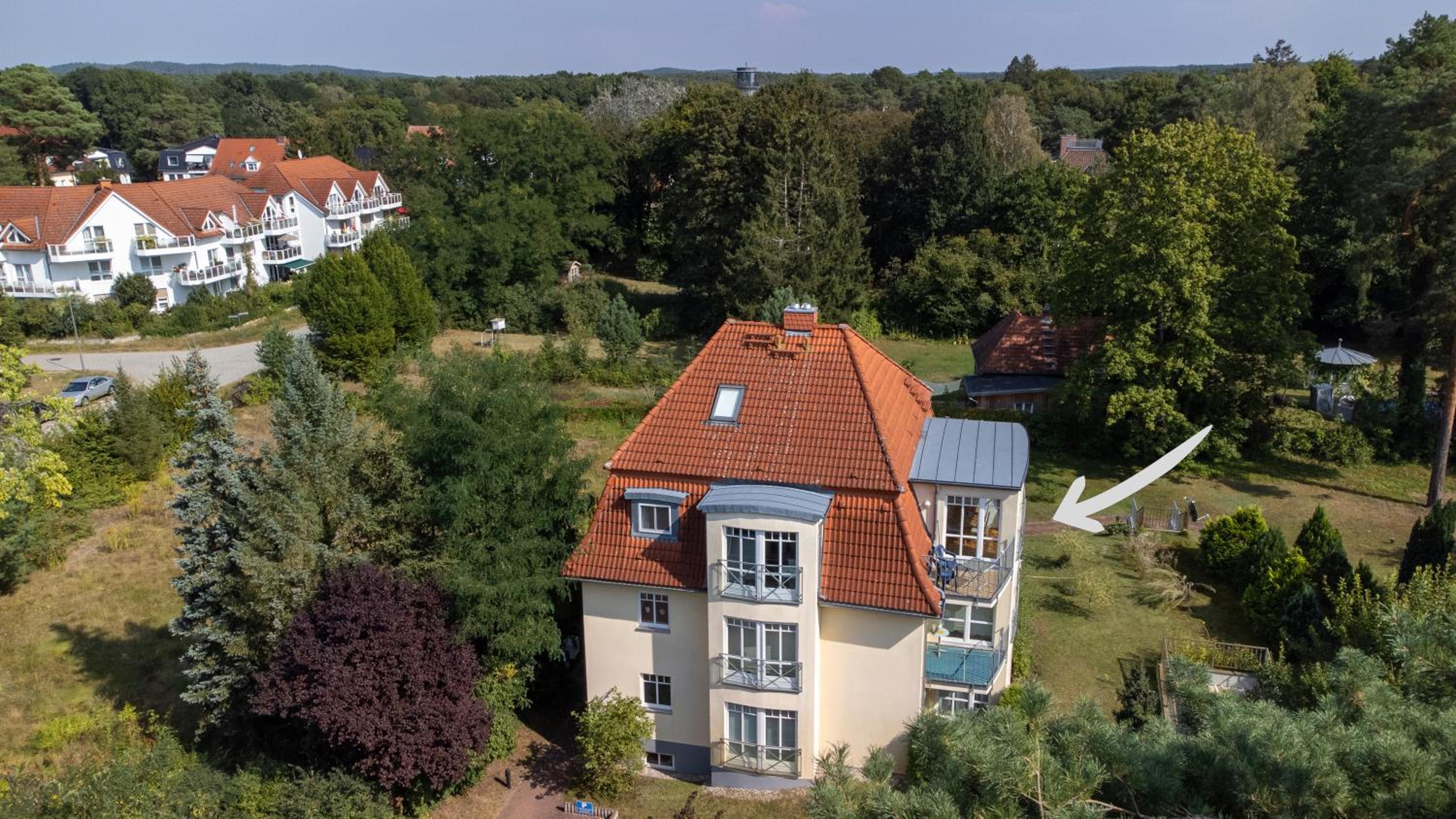 Ferienwohnung Seerose am Scharmützelsee mit Balkon und Sauna