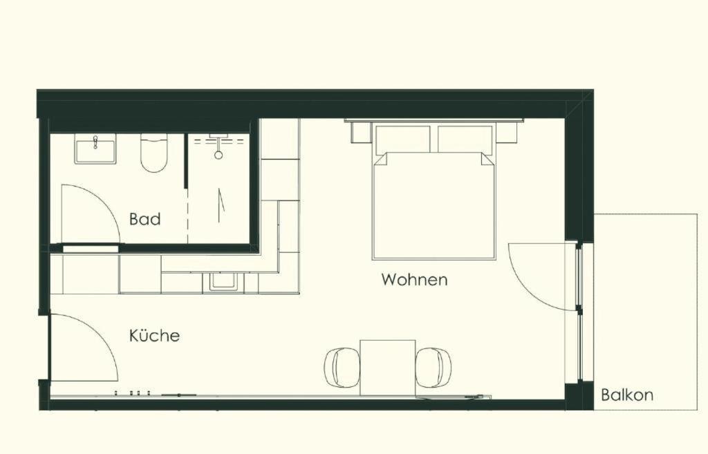 Hotelapartment Überwasser mit Sauna und Fitness