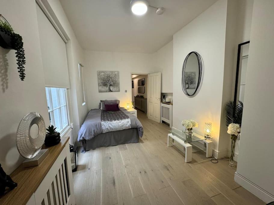 Modern spacious studio with a courtyard located in central London