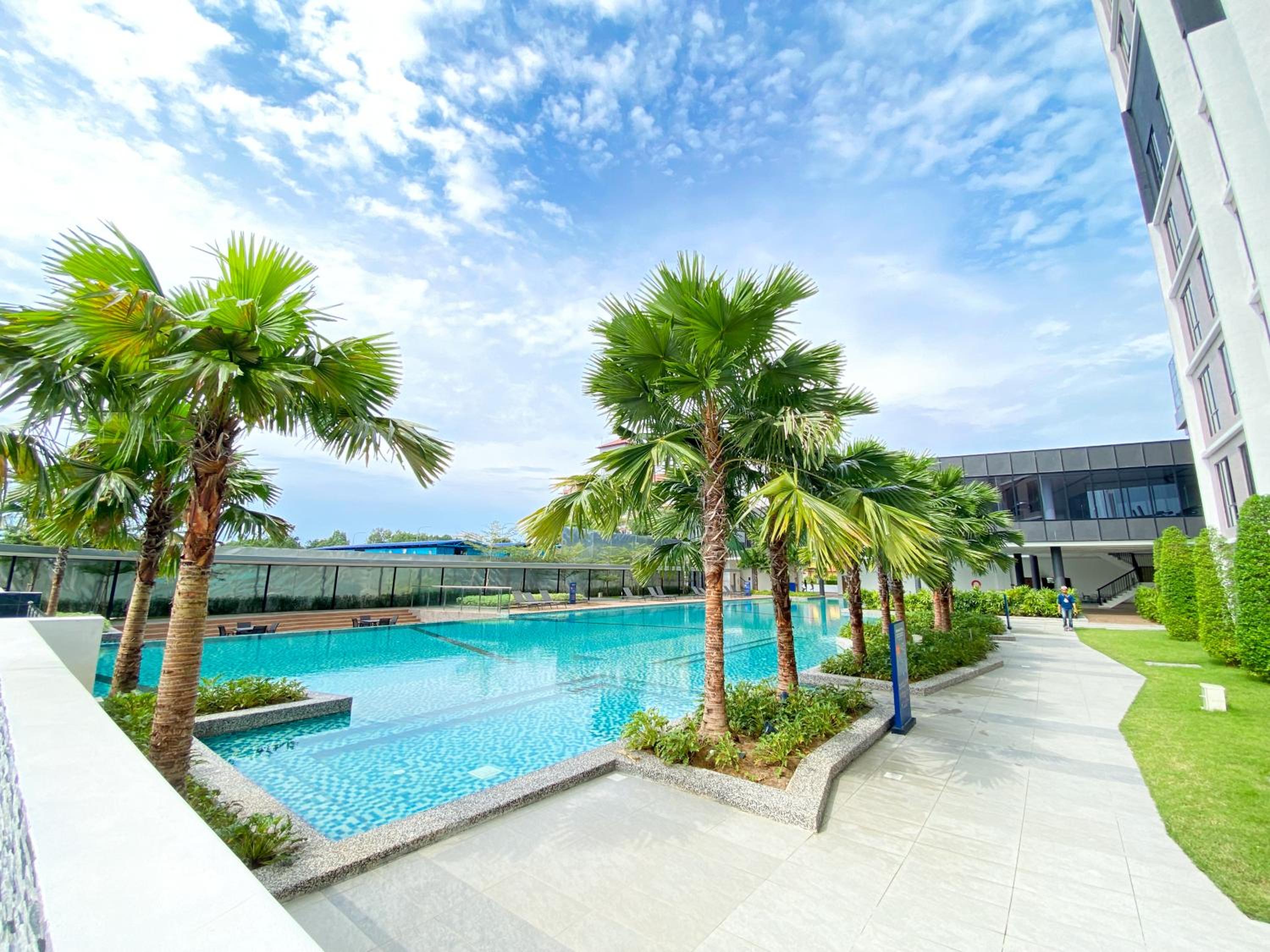 Veranda-2BR,4pax I 5mins to CIQ and KSL I Fast-Wifi