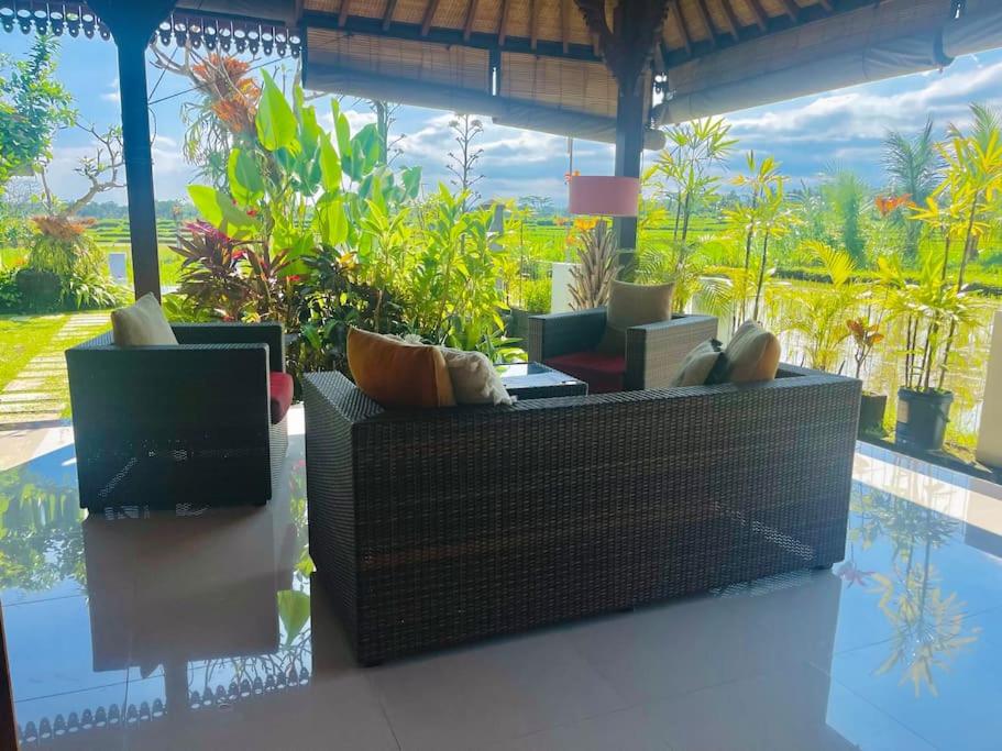 Spacious Villa with Pool & Amazing Rice Field View