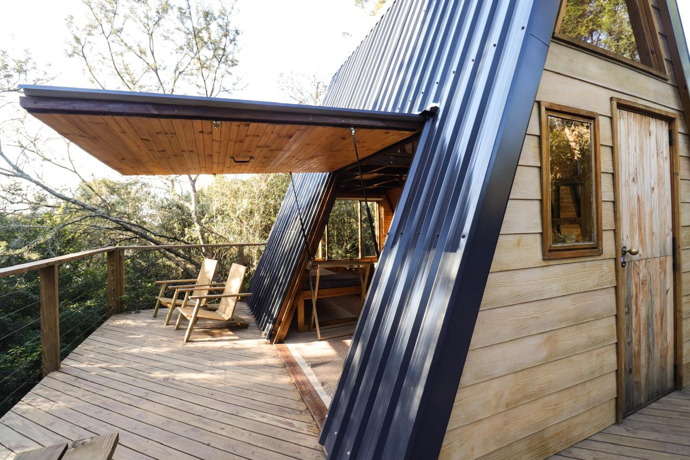 Gaia A-frame cabin view 4