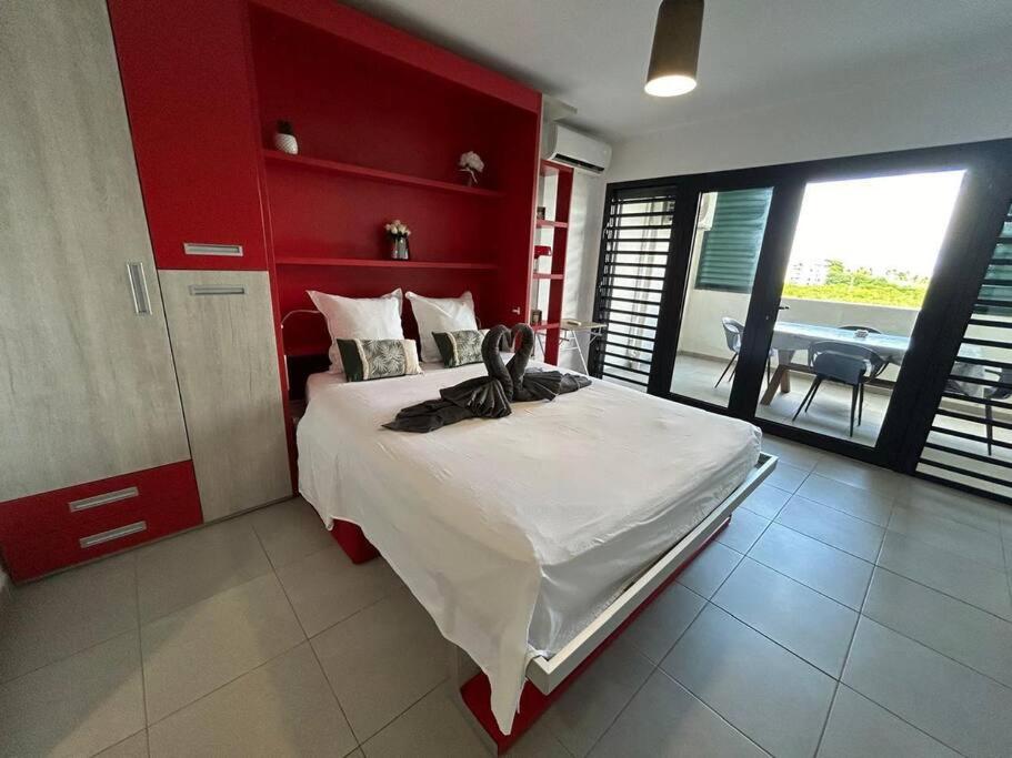 Le Studio Rosa Bay et sa magnifique vue mer à l'Étang Z'Abricot