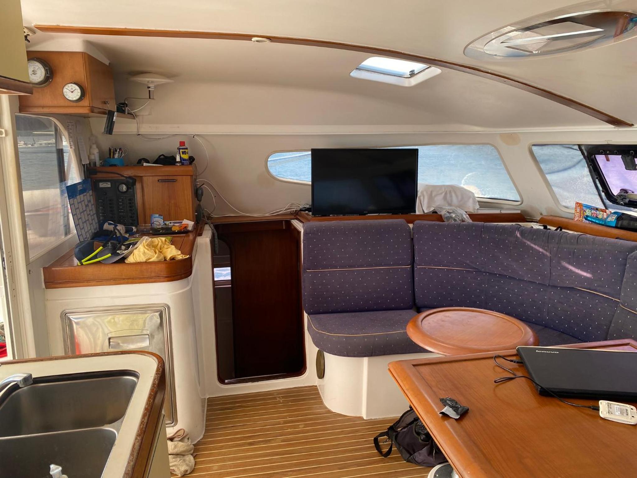 Cabine catamaran Baie de Ste Anne