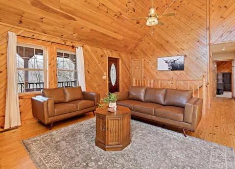 Maggie Valley Cabin with Beautiful Mountain Views, HotTub, Pet Friendly, GameRoom, FirePlace view 3