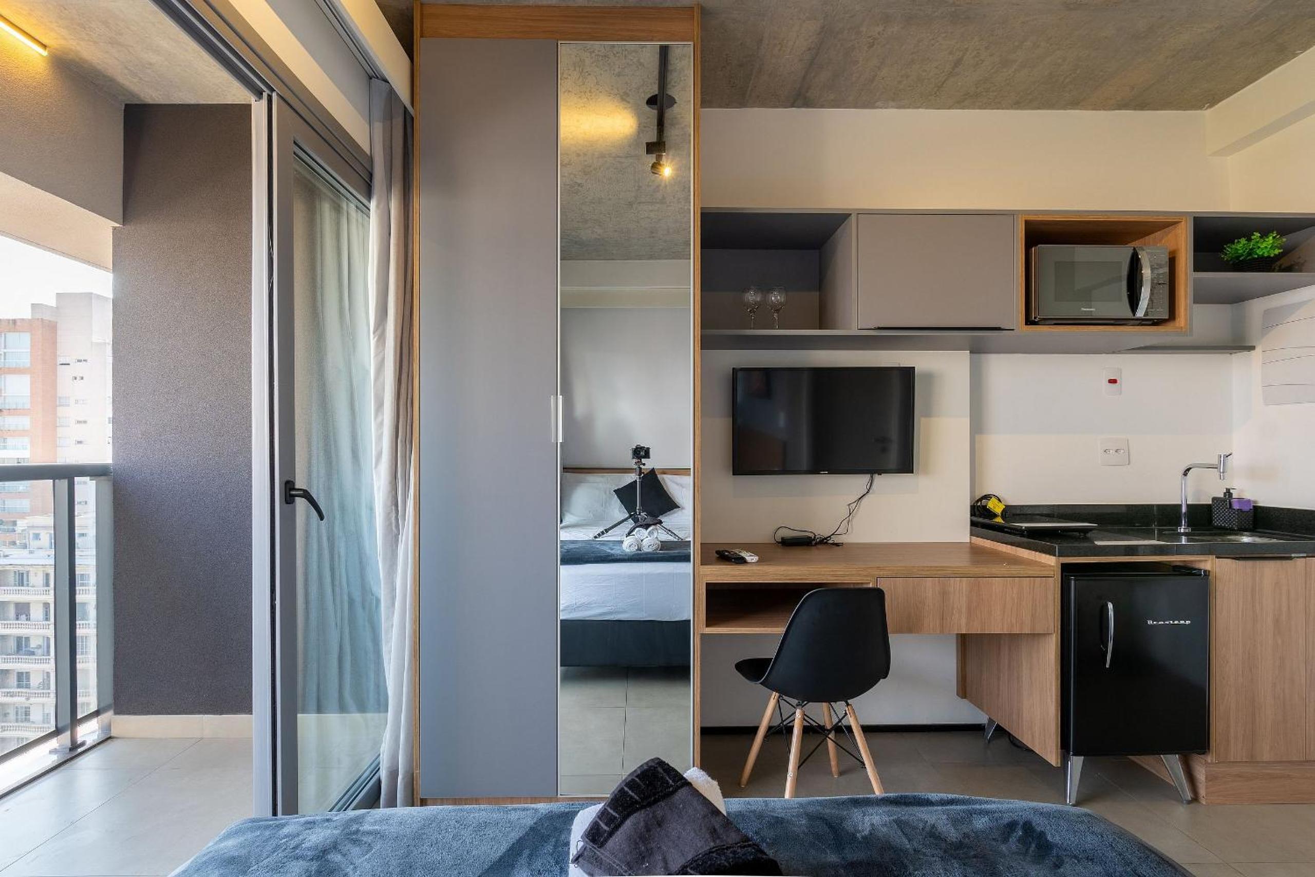 Experiência by Dabra House: Studios com Vista Panorâmica, Jardim Paulista!