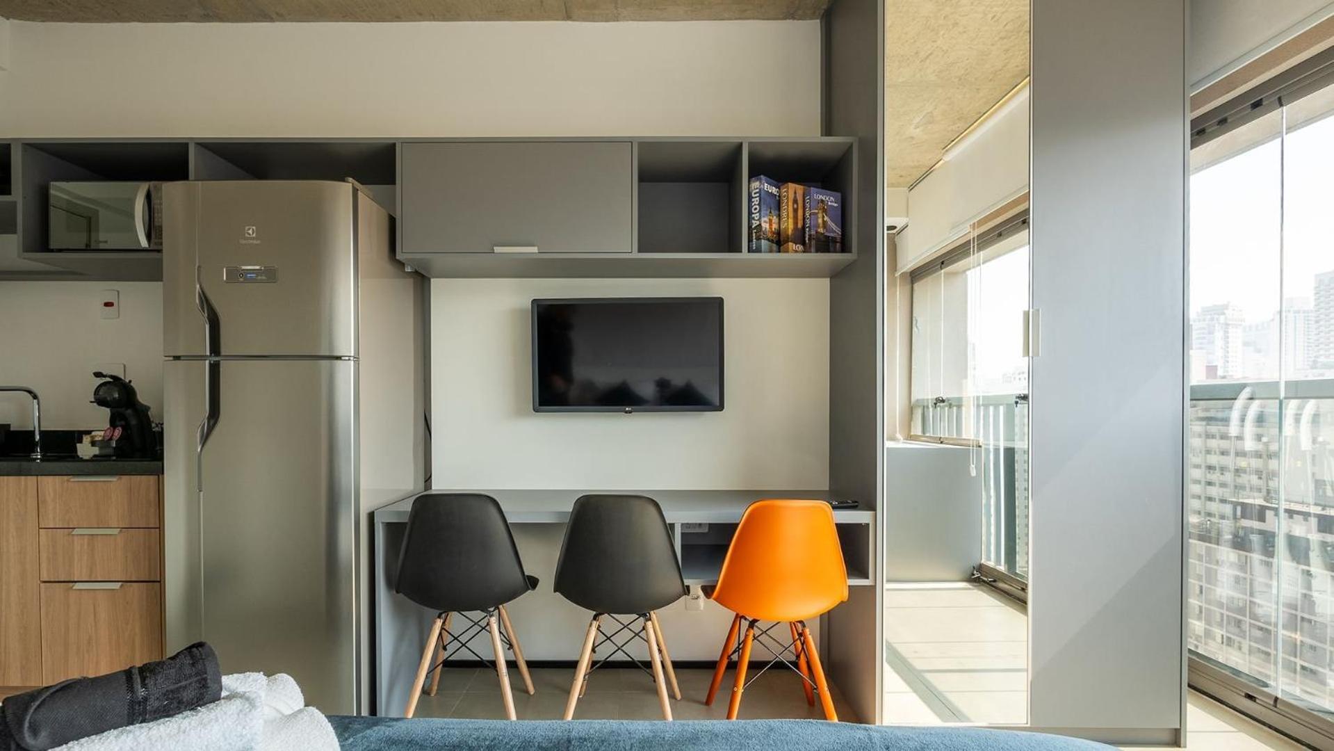 Experiência by Dabra House: Studios com Vista Panorâmica, Jardim Paulista!