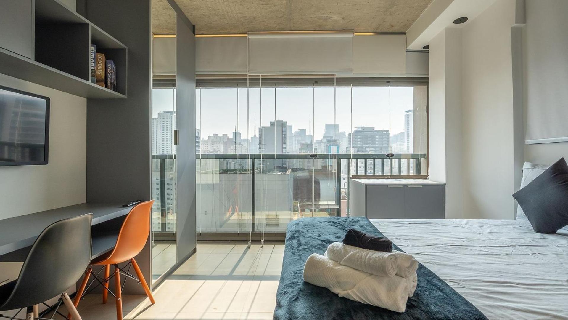 Experiência by Dabra House: Studios com Vista Panorâmica, Jardim Paulista!