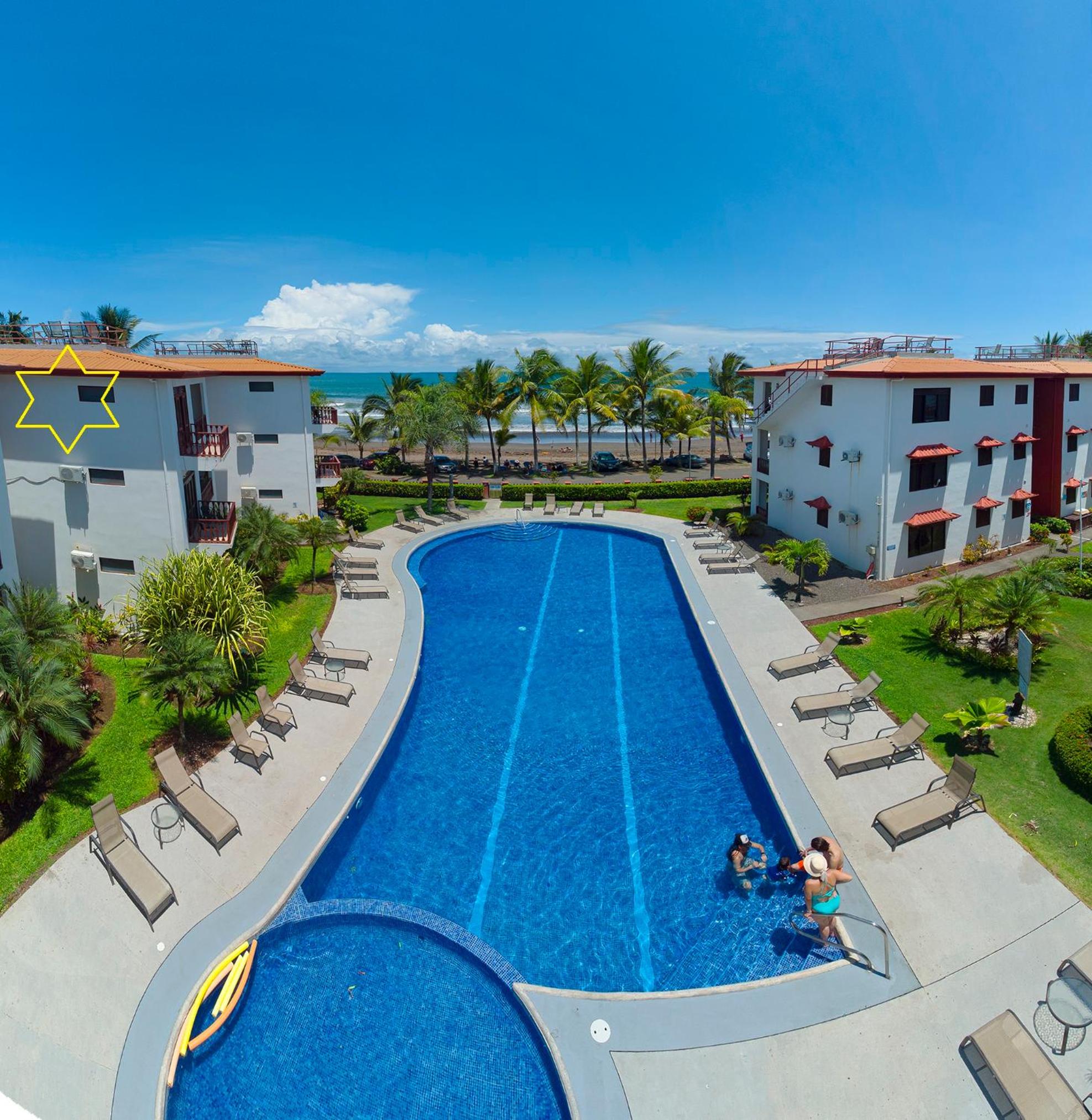 Fabulous third floor condo in a beachfront condominium complex