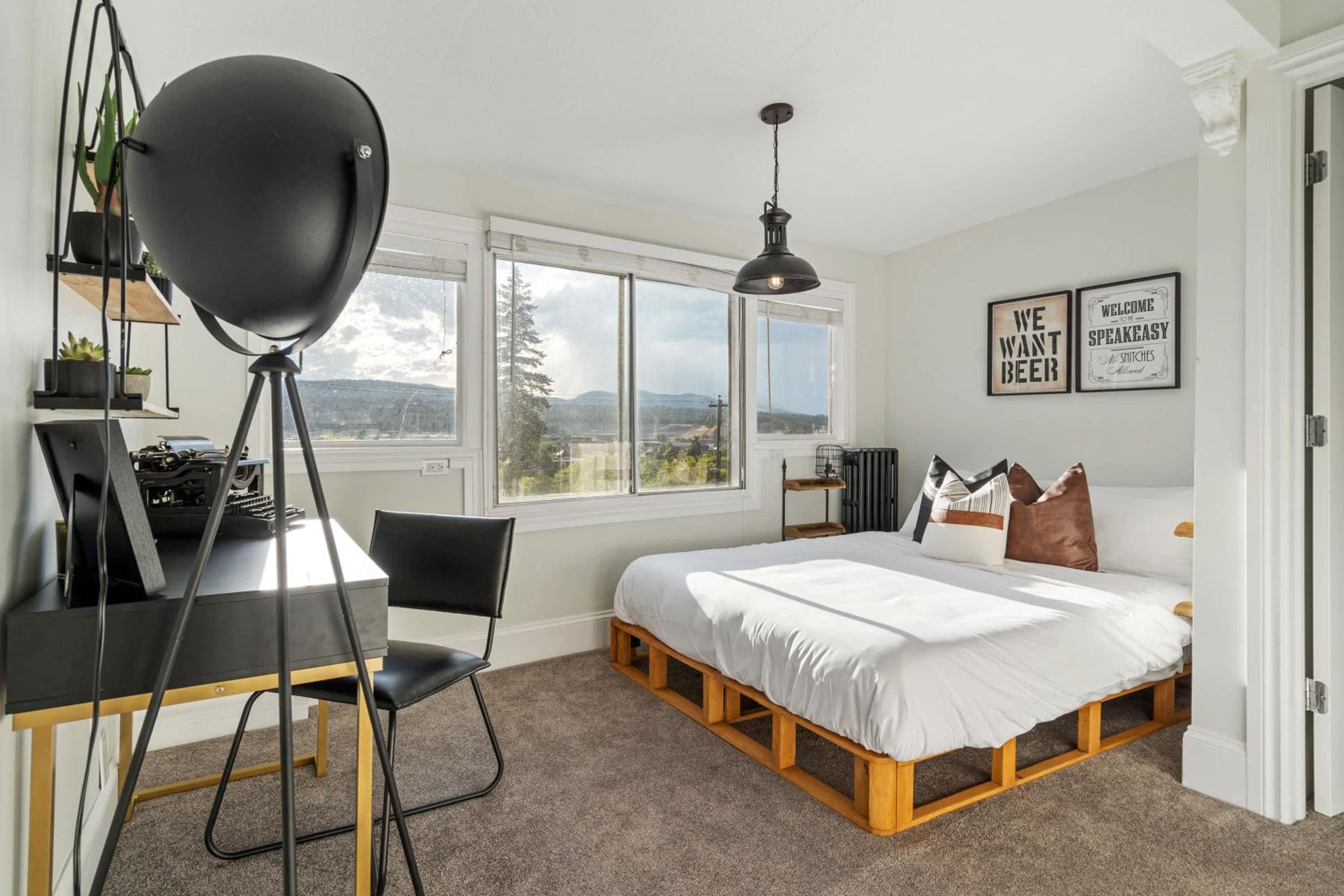 The Prohibition I Heritage Home I Sleeps 10 I TV view 3