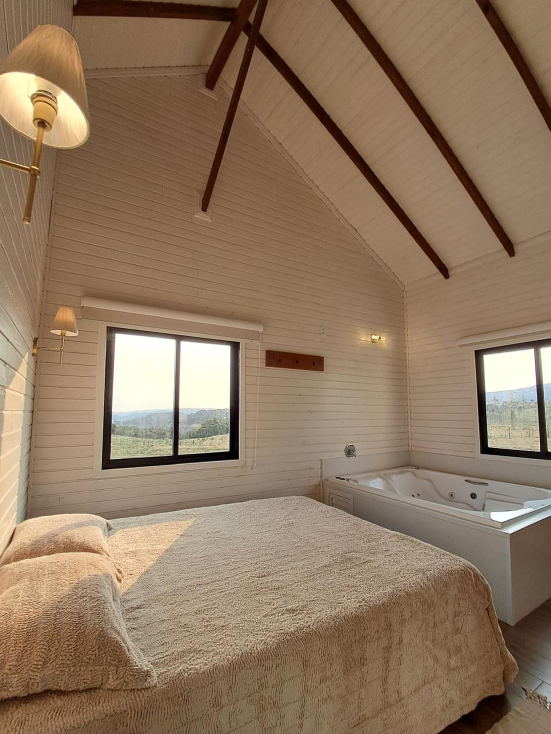 Cabana com Banheira Hidromassagem e Piso Aquecido
