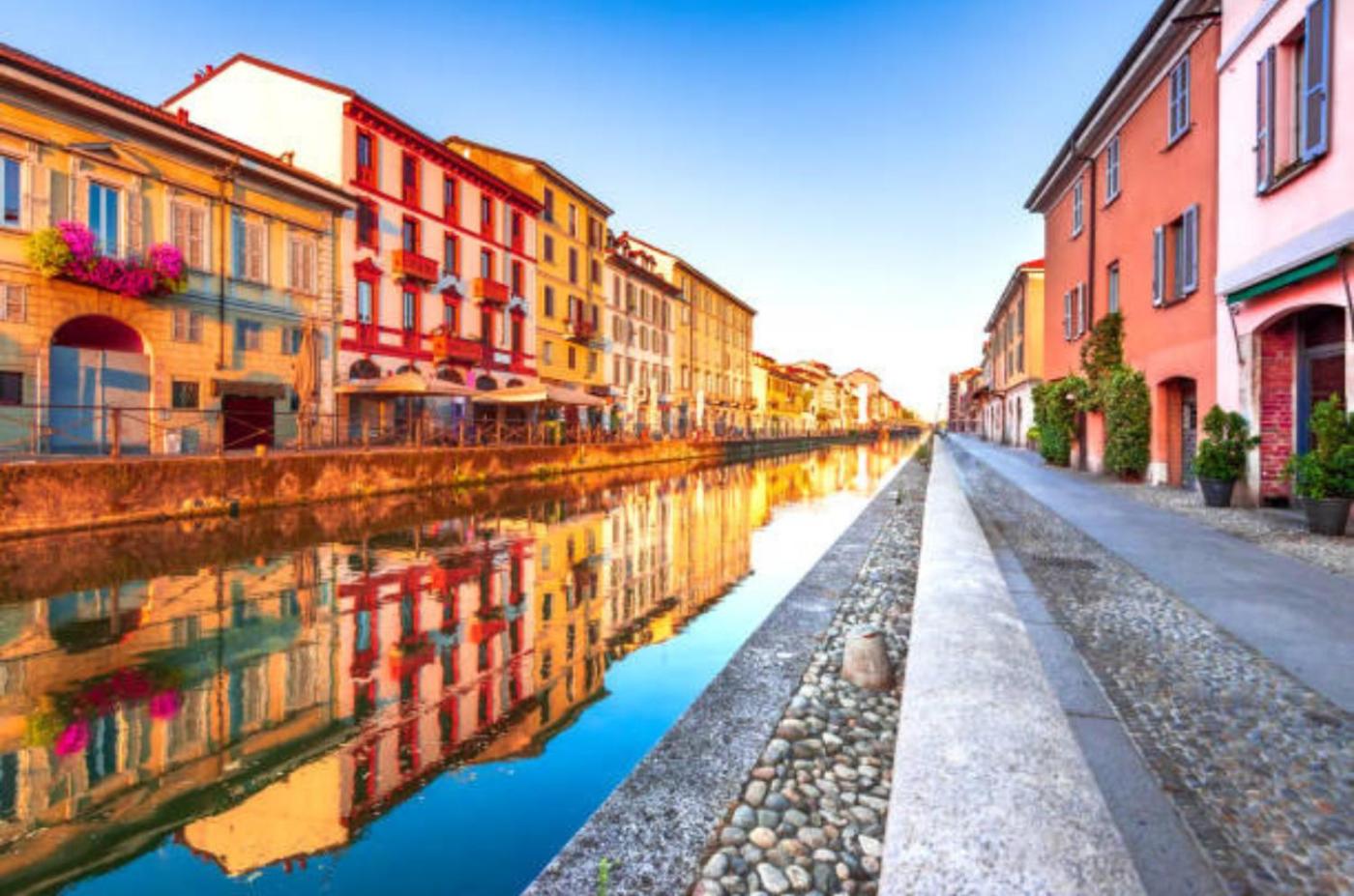 Green Oasis on Water in the Center of Milan