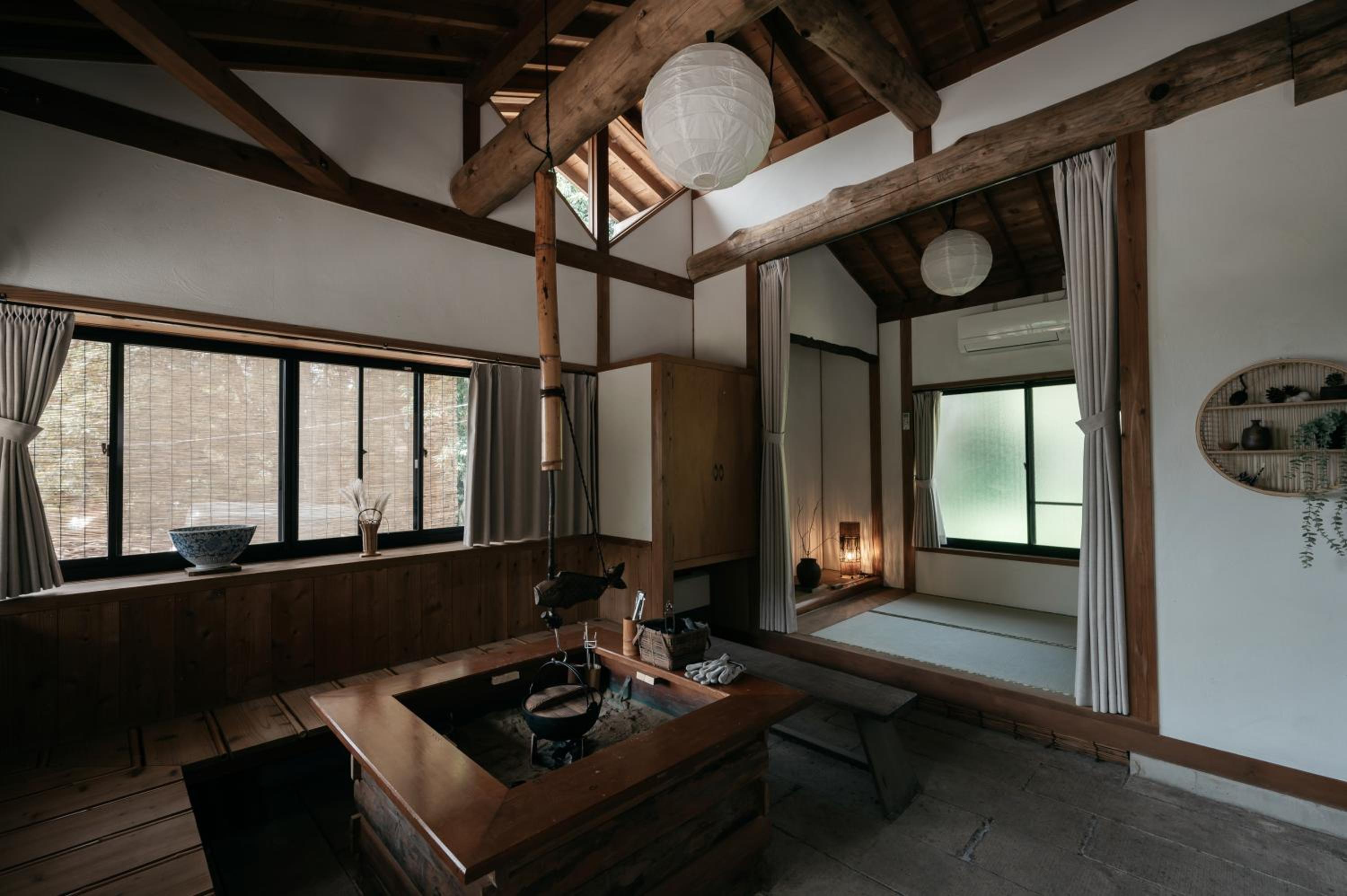 River & Forest Genpuan Sauna Drum bath BBQ Hearth view 2