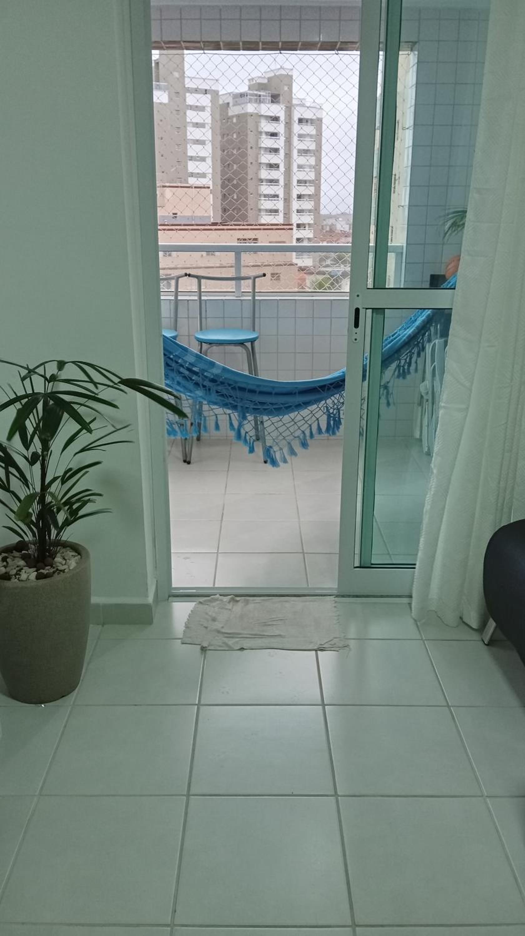 Apartamento novo vista do mar 64m2 2 dorms Wi-fi estacionamento grátis Praia Grande Mirim