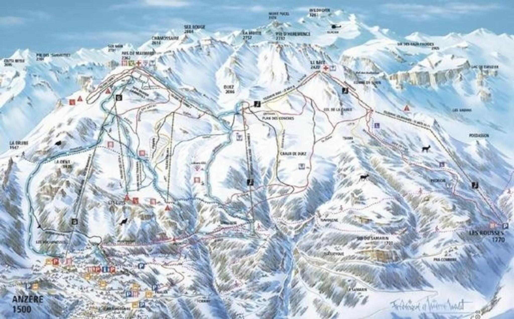 Ferienwohnung in Anzère, an der Skipiste