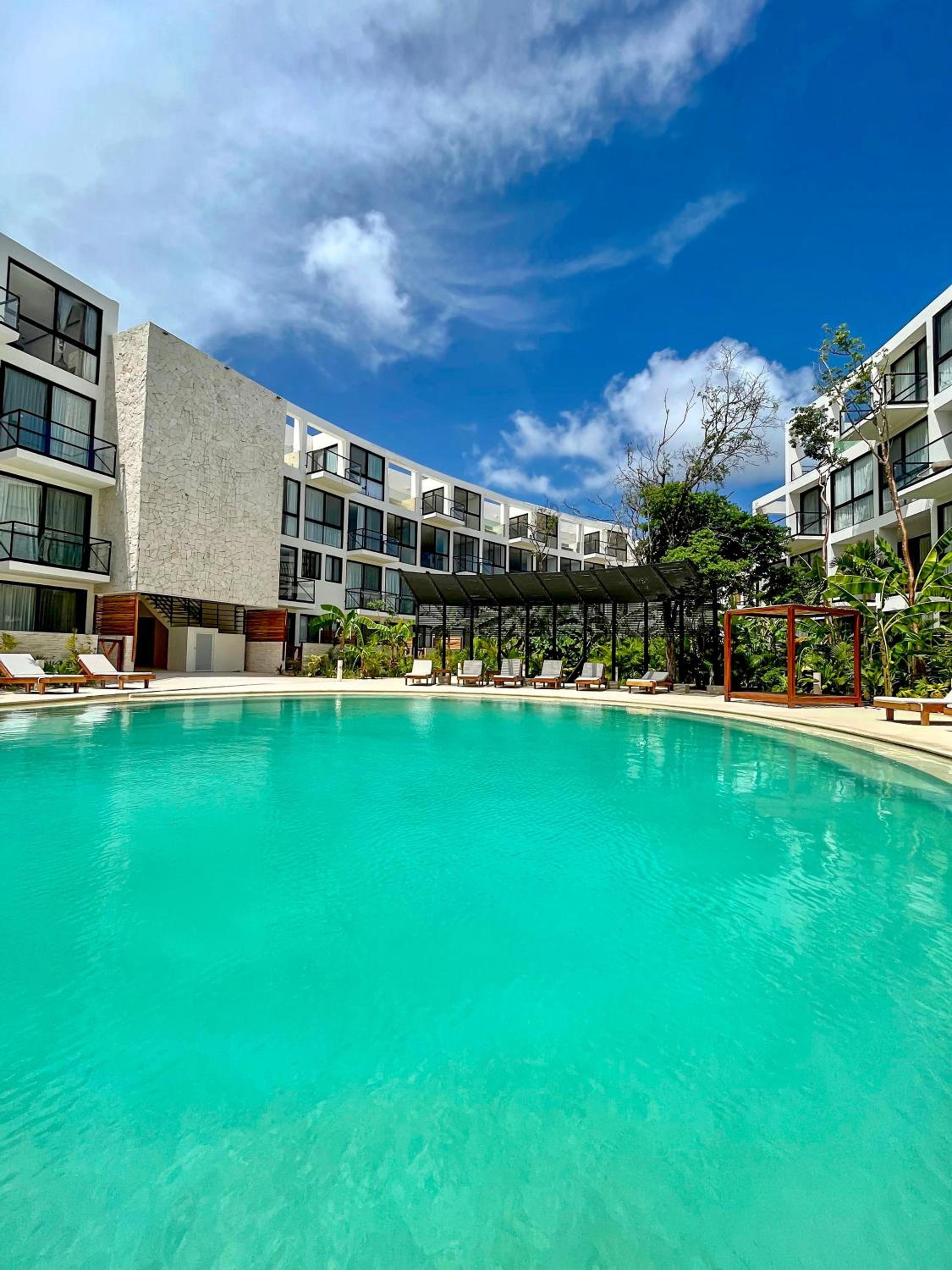 The Waves Tulum Modern Two-bedroom penthouse apartment with private plunge pool view 4