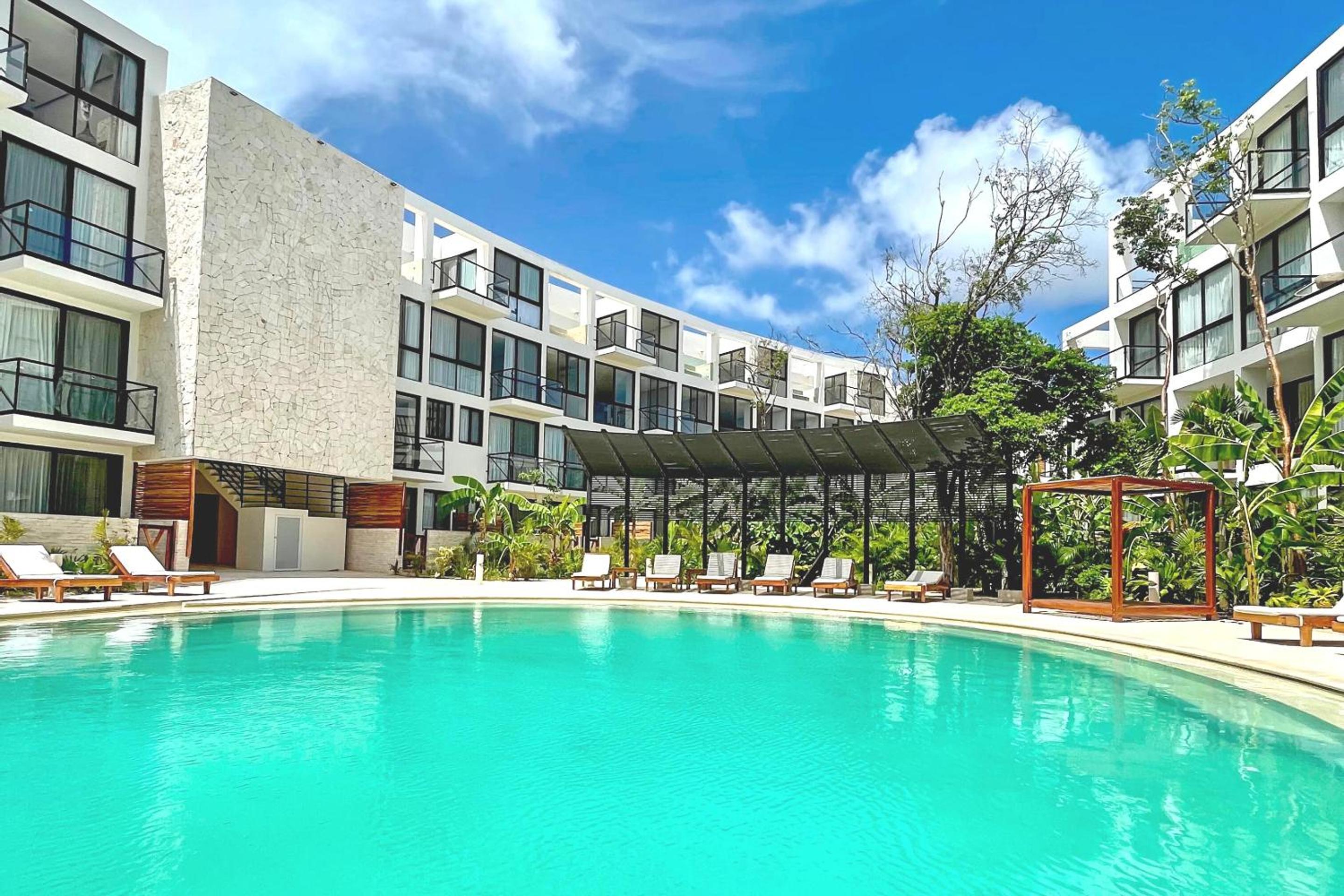 The Waves Tulum Modern Two-bedroom penthouse apartment with private plunge pool view 5