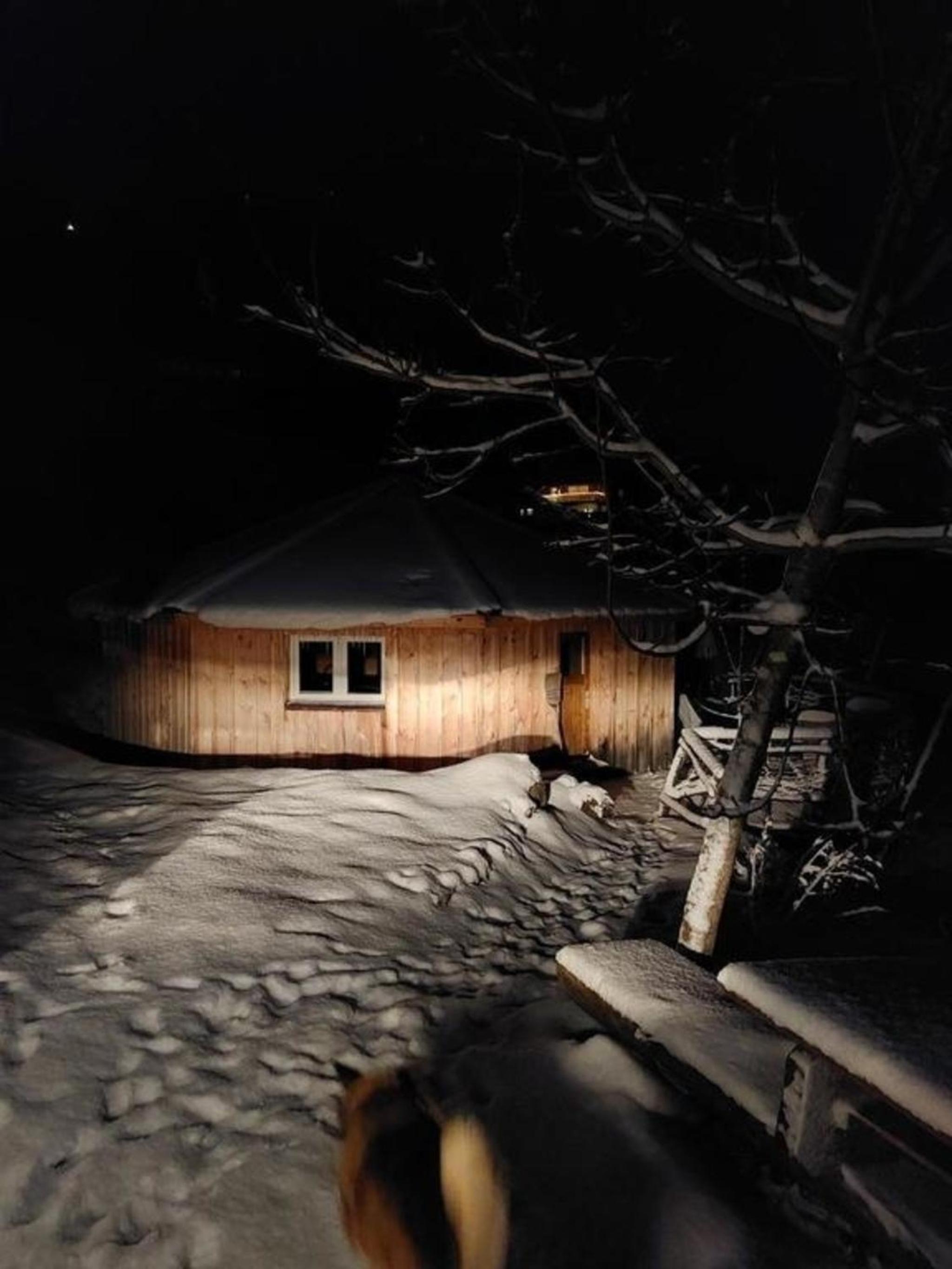 Einzigartige Holzhütte Mit Bergpanorama