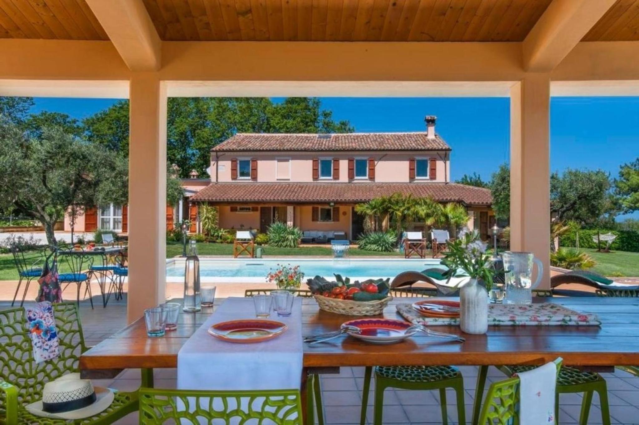 La villa nel prato sul mare view 3