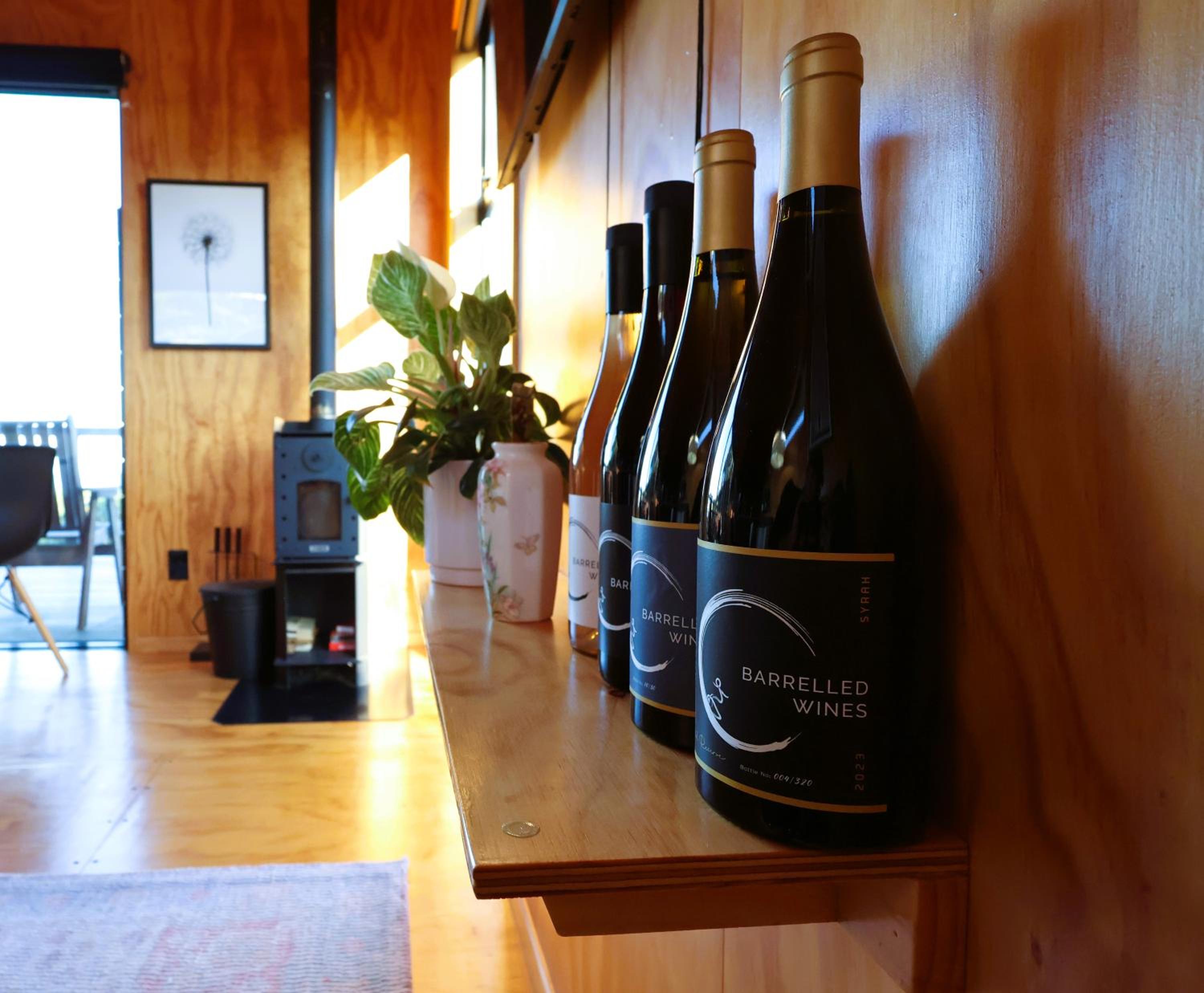 Foudre Suite with Hot Tub at Barrelled Wines Raglan