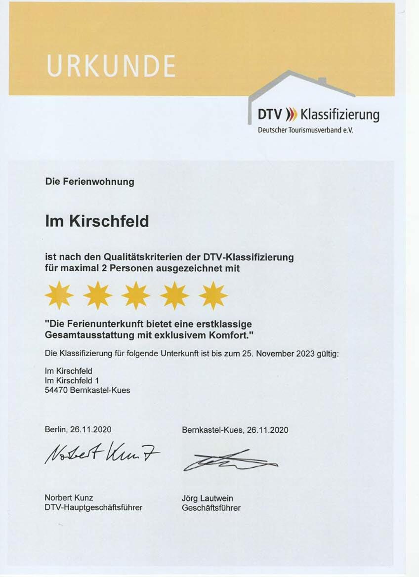 Ferienwohnung im Kirschfeld - 5*