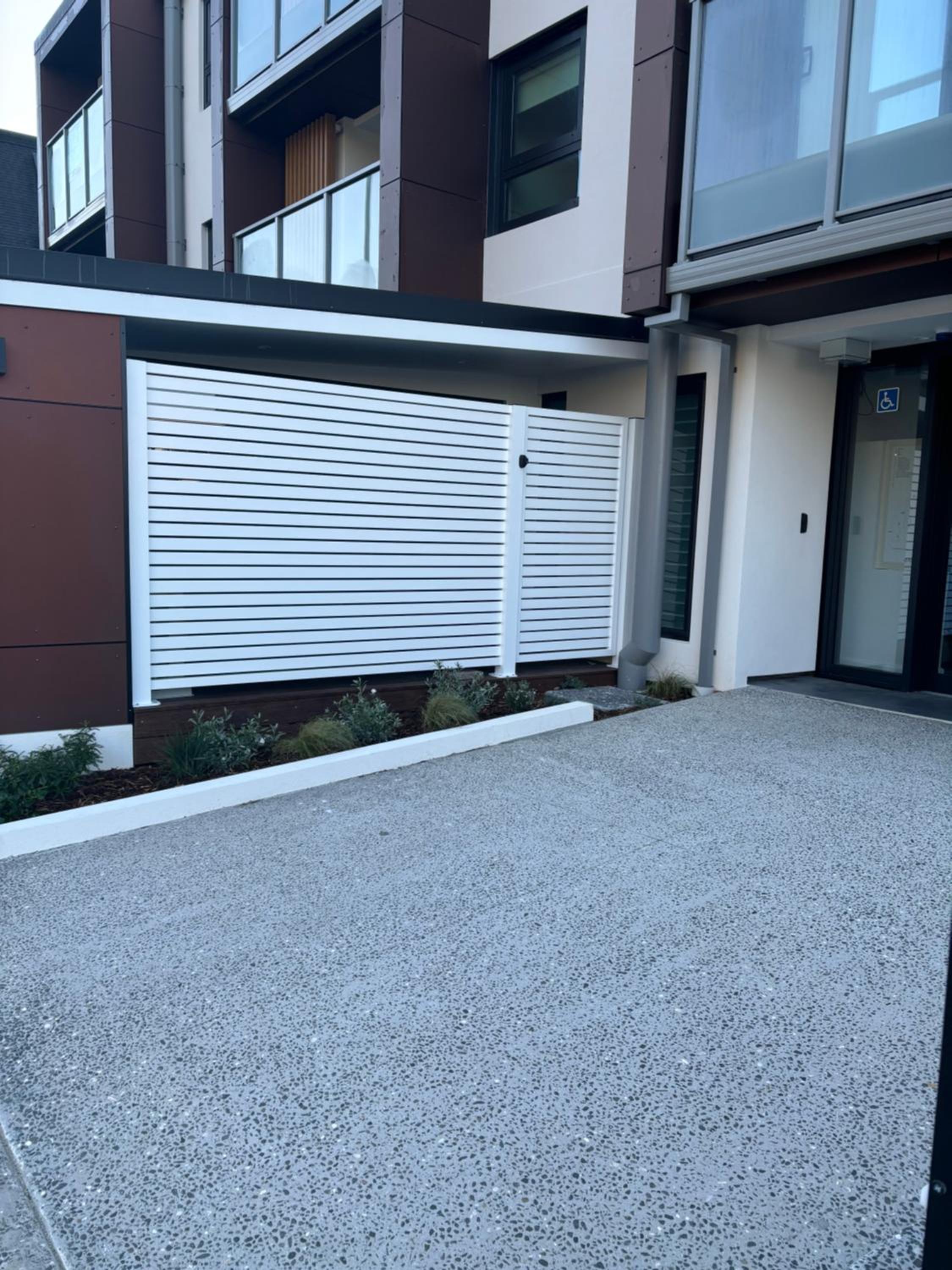 Beachside apartment view 2