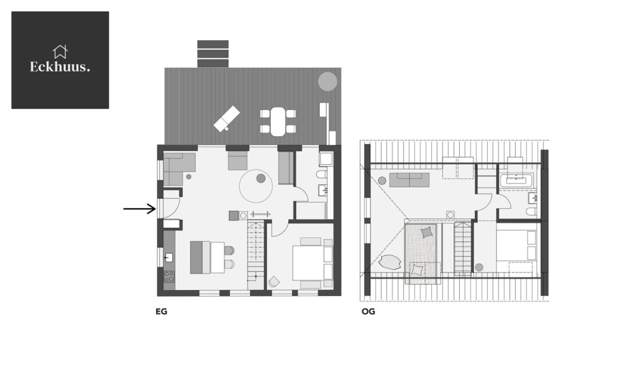Westertilli 20 Apartment - Eckhuus - Lichtdurchflutete Architektenwohnung im nordischen Langhaus