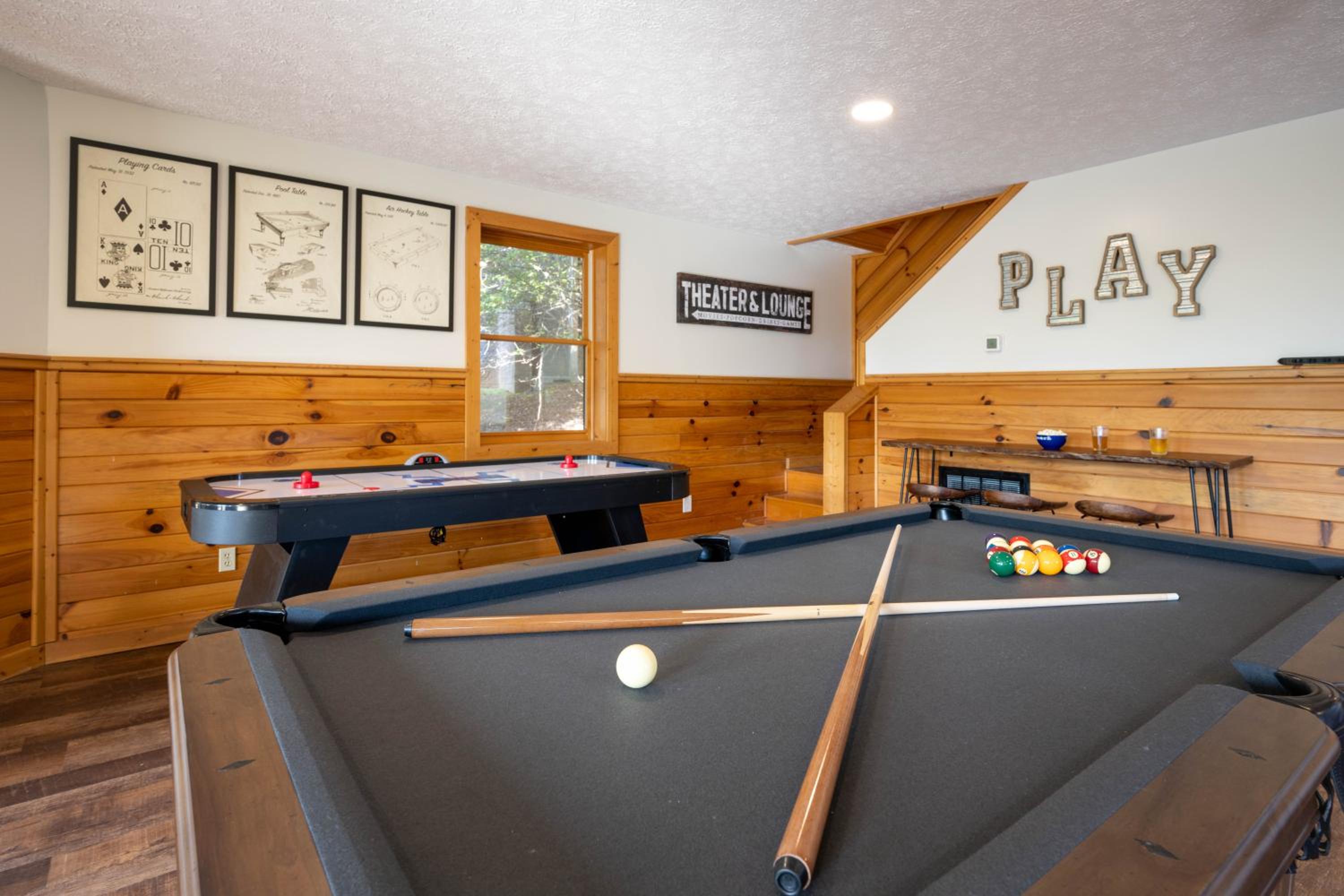 Breathtaking 5-Bedroom Getaway with game room, hot tub, and theatre room view 5