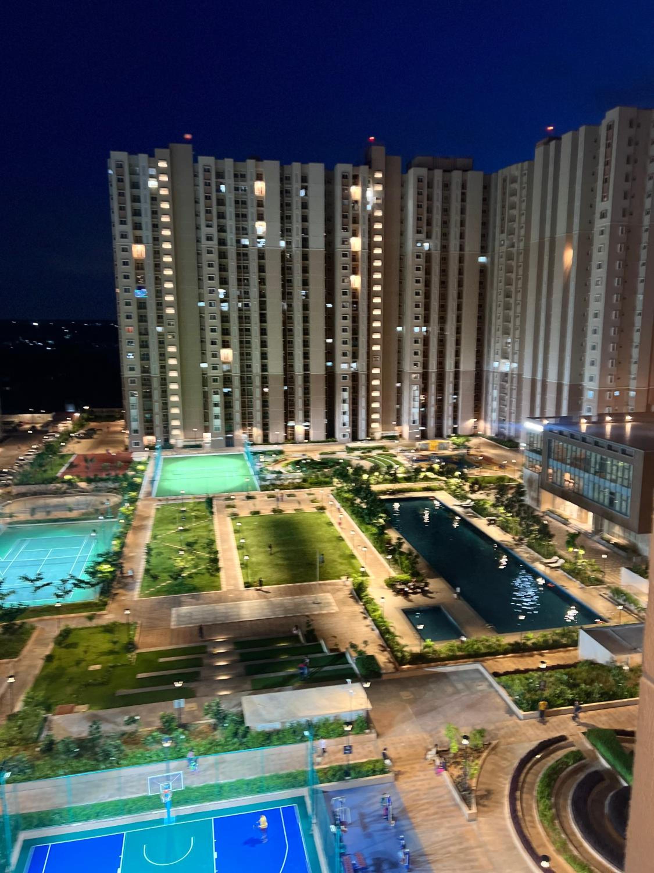 Pool view 2bhk near Airport view 3