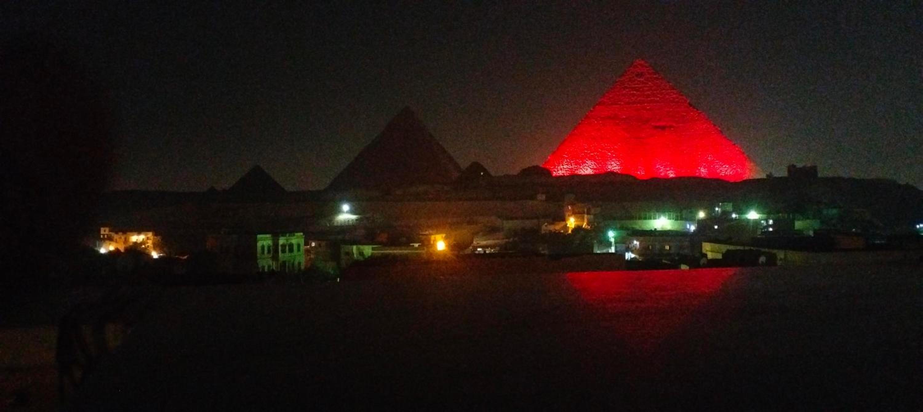 Zeina pyramids view