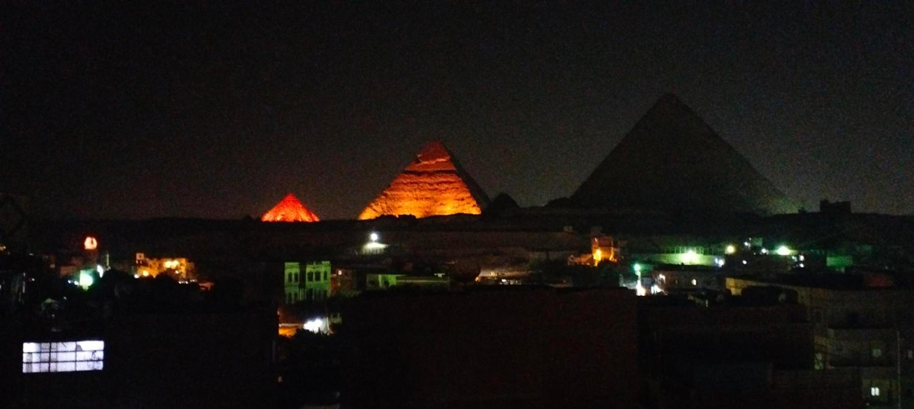 Zeina pyramids view