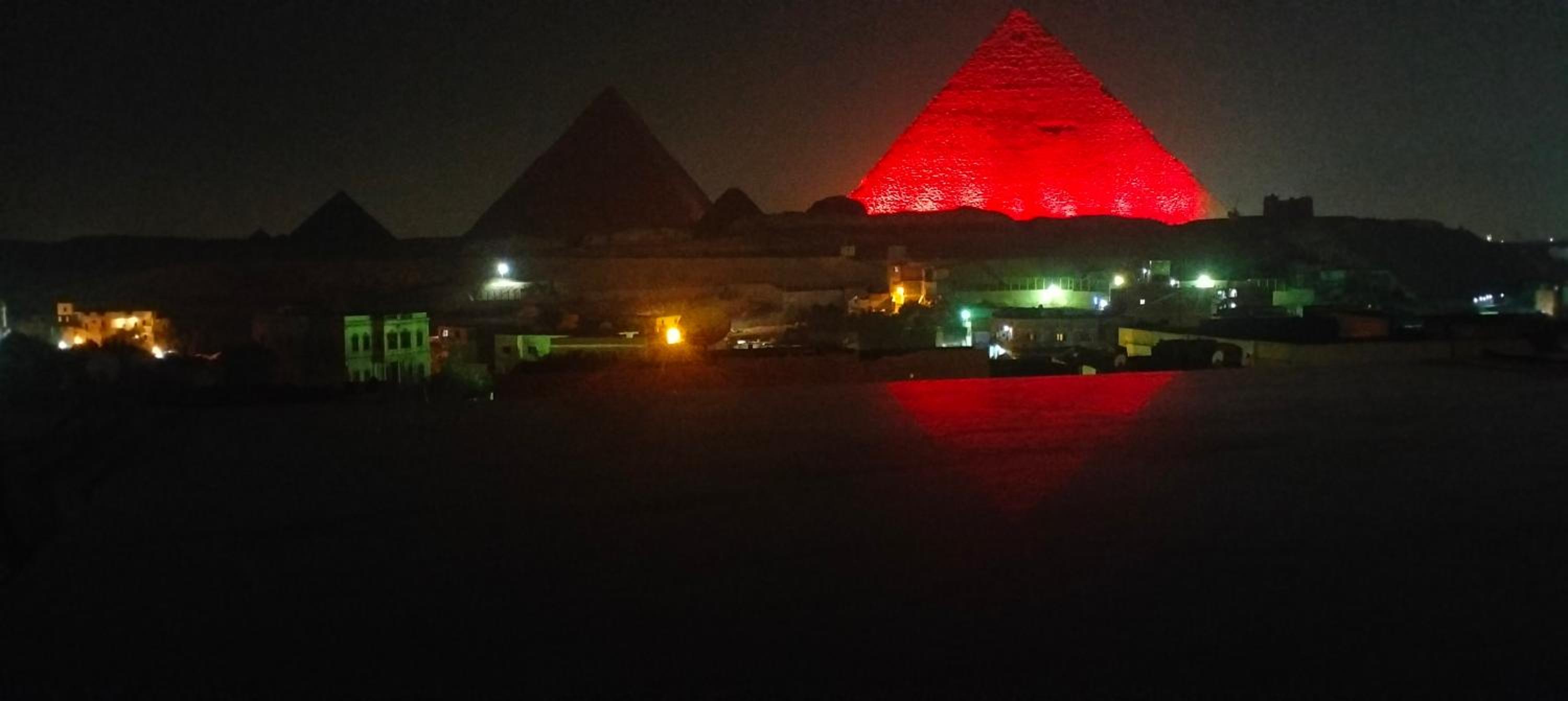 Zeina pyramids view