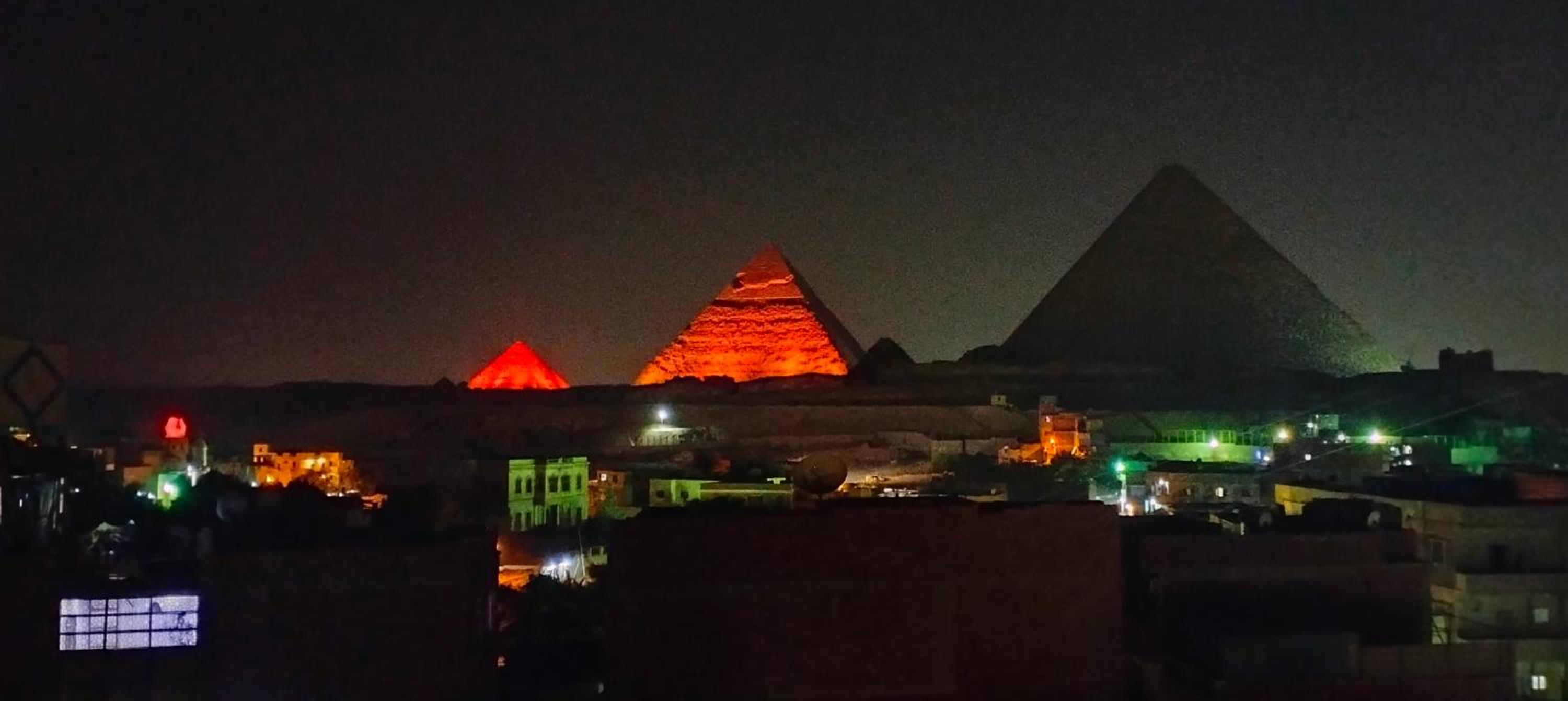 Zeina pyramids view