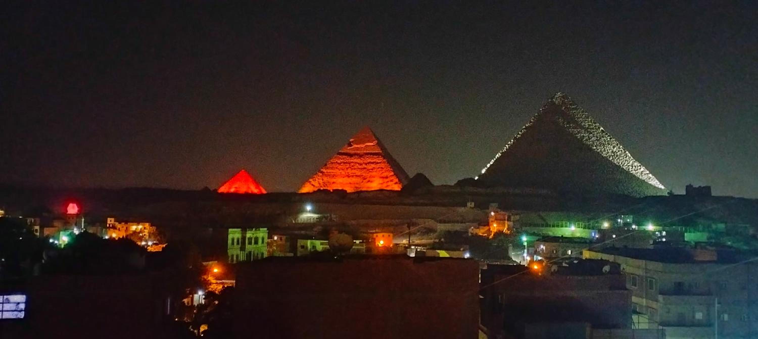 Zeina pyramids view